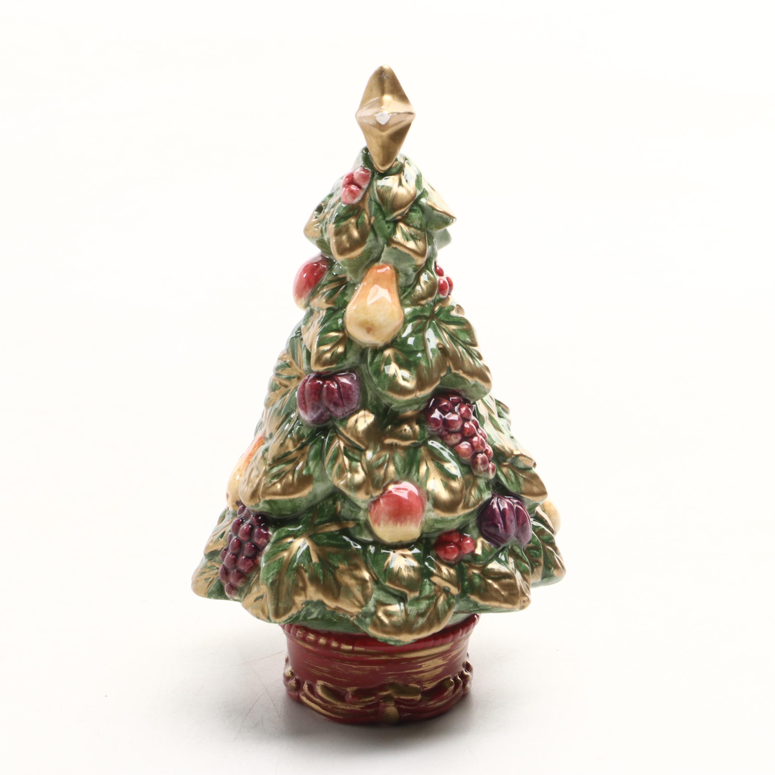 Lenox Tree Topper with Other Christmas Themed Figurines and Decor