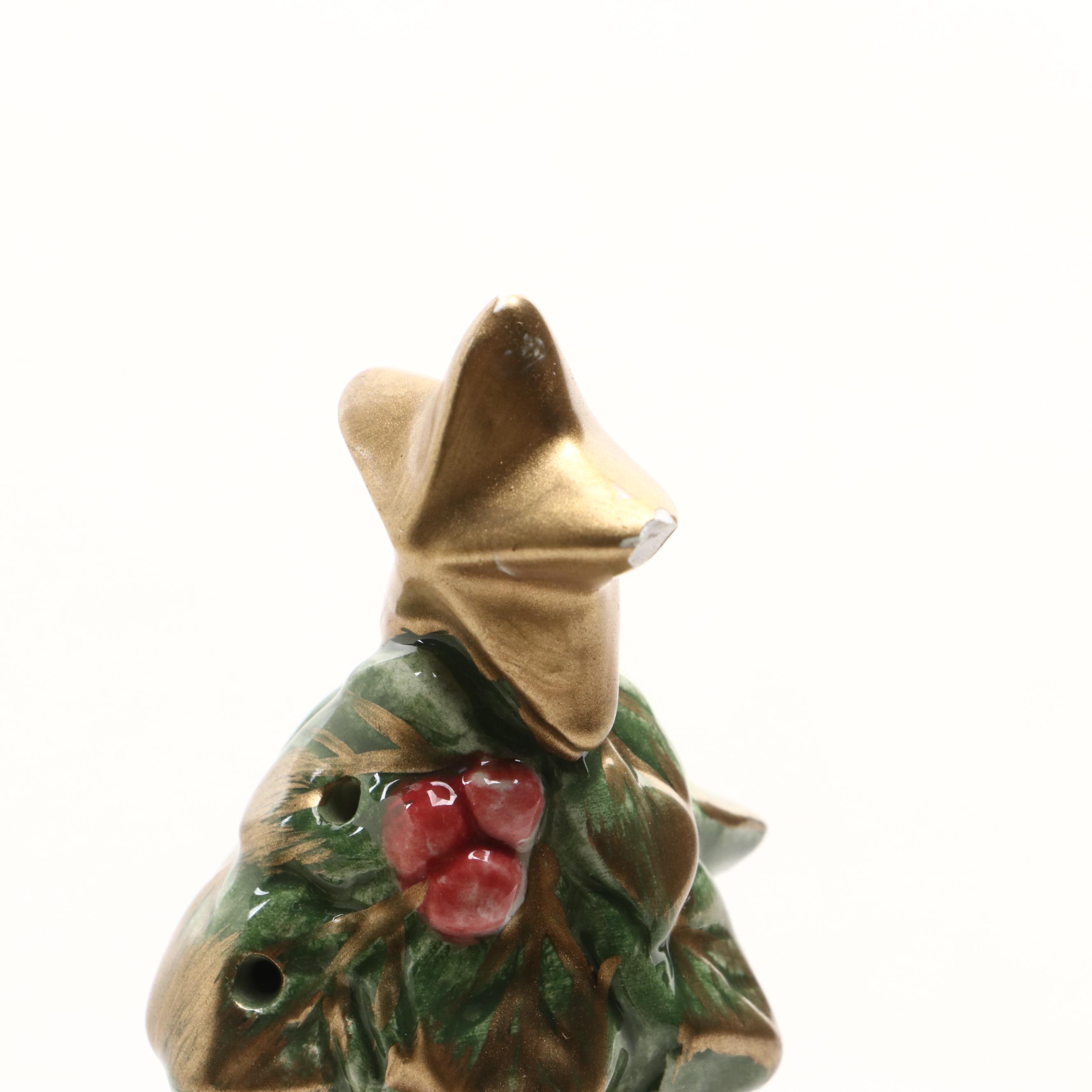 Lenox Tree Topper with Other Christmas Themed Figurines and Decor