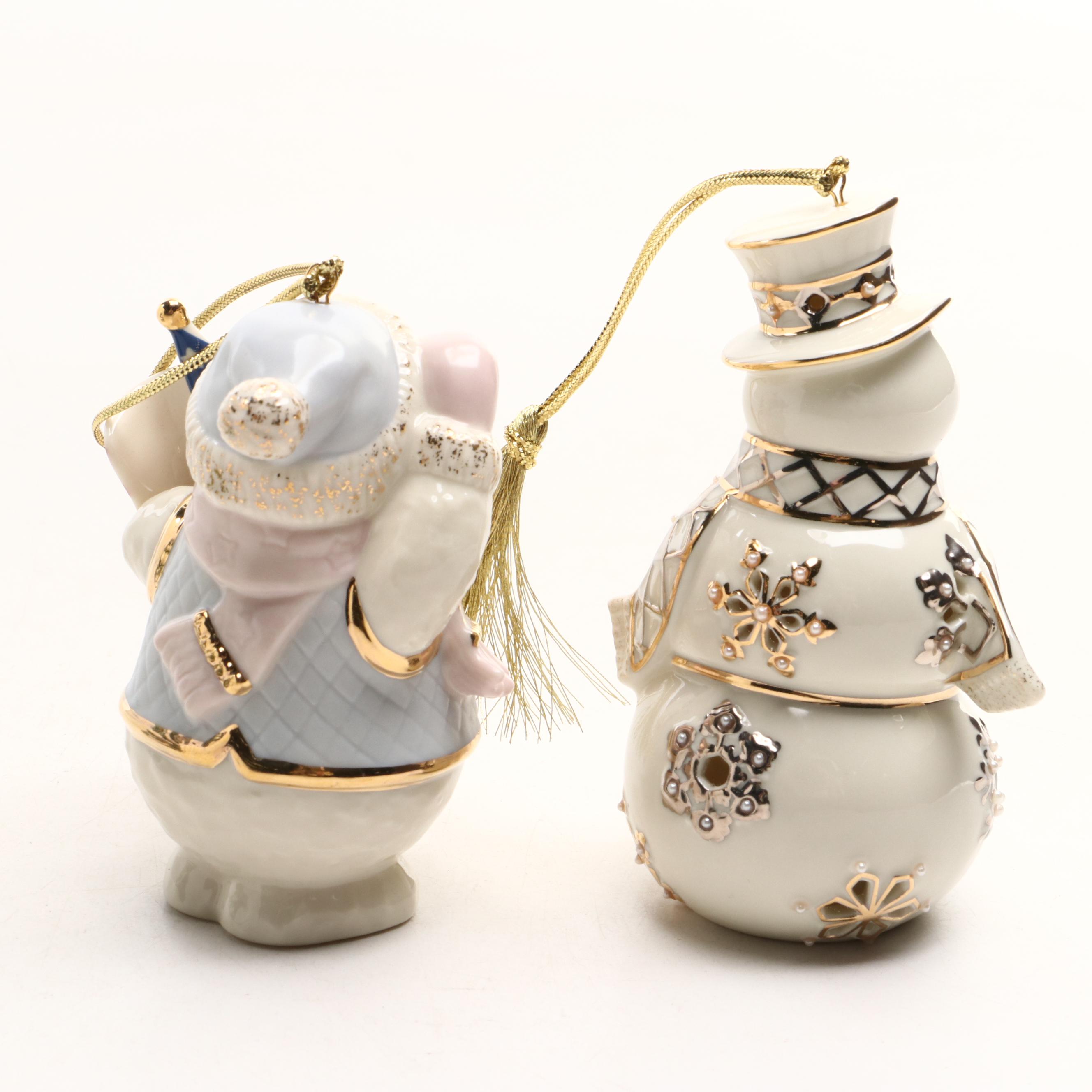 Lenox Tree Topper with Other Christmas Themed Figurines and Decor