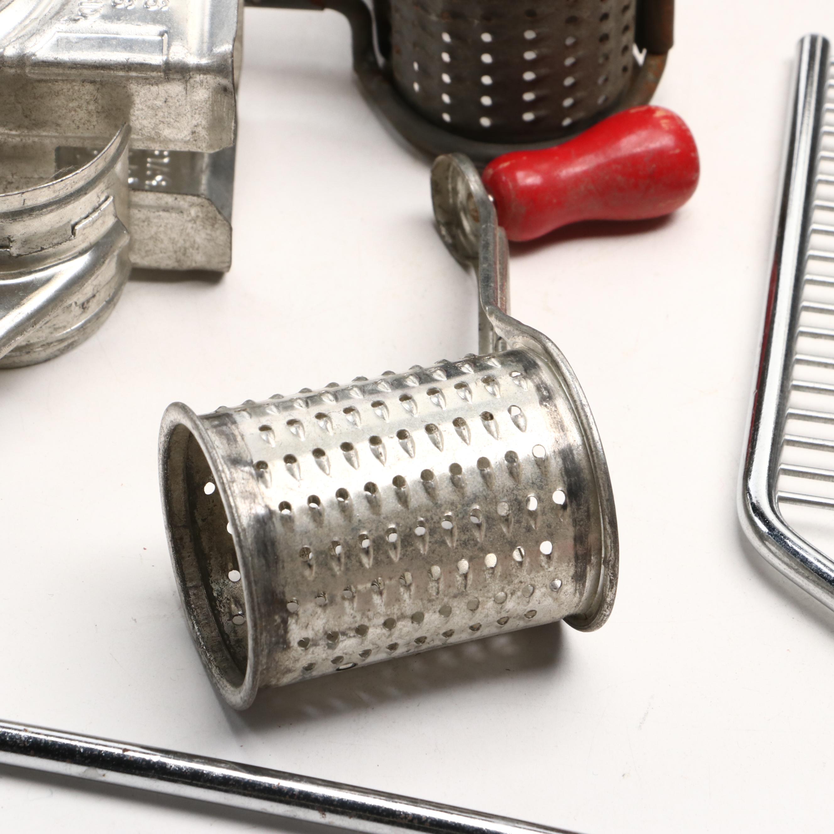 Sunbeam Toaster, Dazey Juicer, Nesco Funnel, and Other Kitchen Gadgets