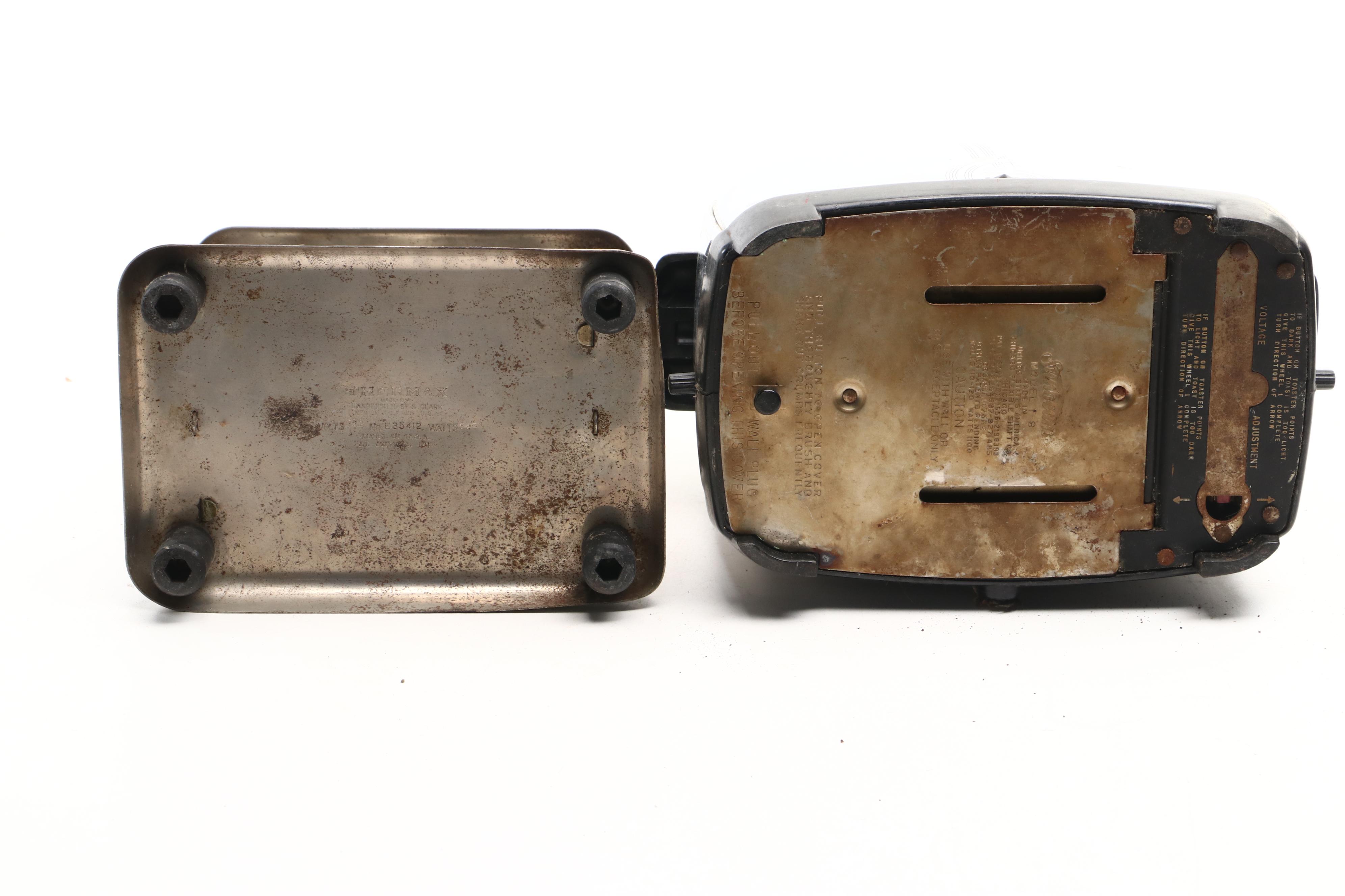 Sunbeam Toaster, Dazey Juicer, Nesco Funnel, and Other Kitchen Gadgets