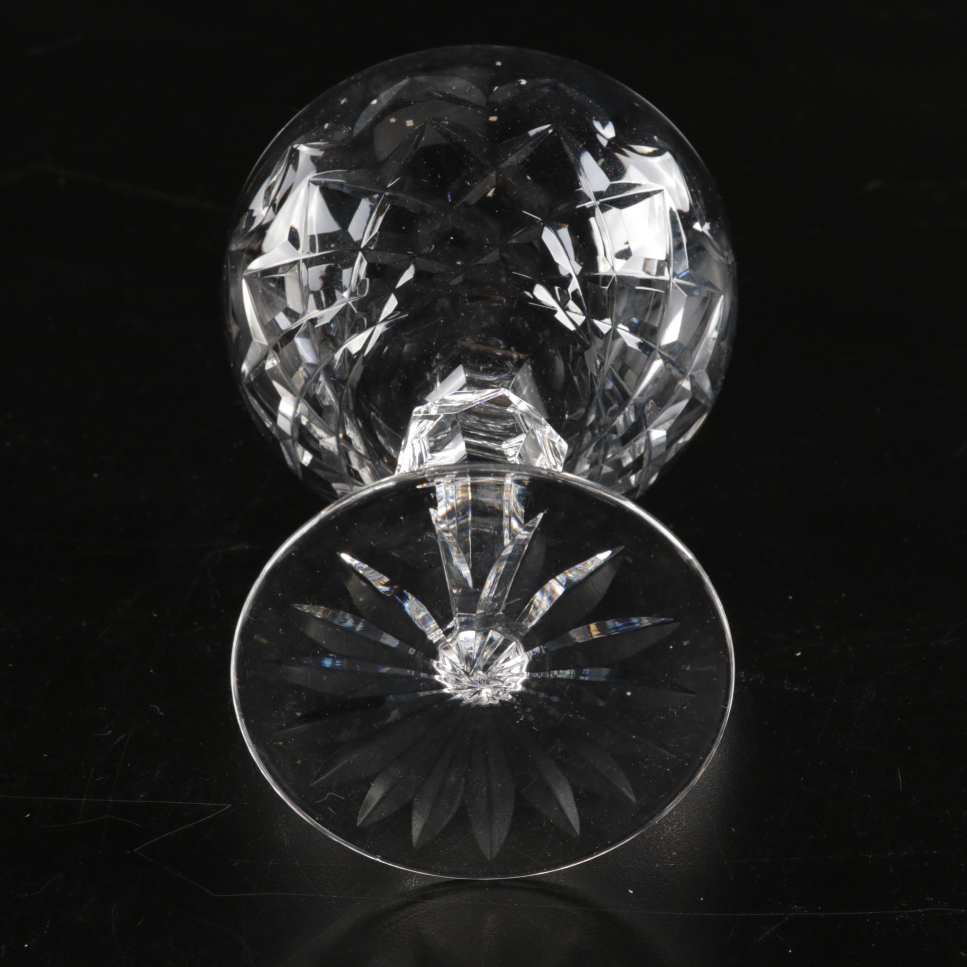 Waterford "Powerscourt" Crystal Champagne Coupes/Tall Sherbets, Set of Eleven