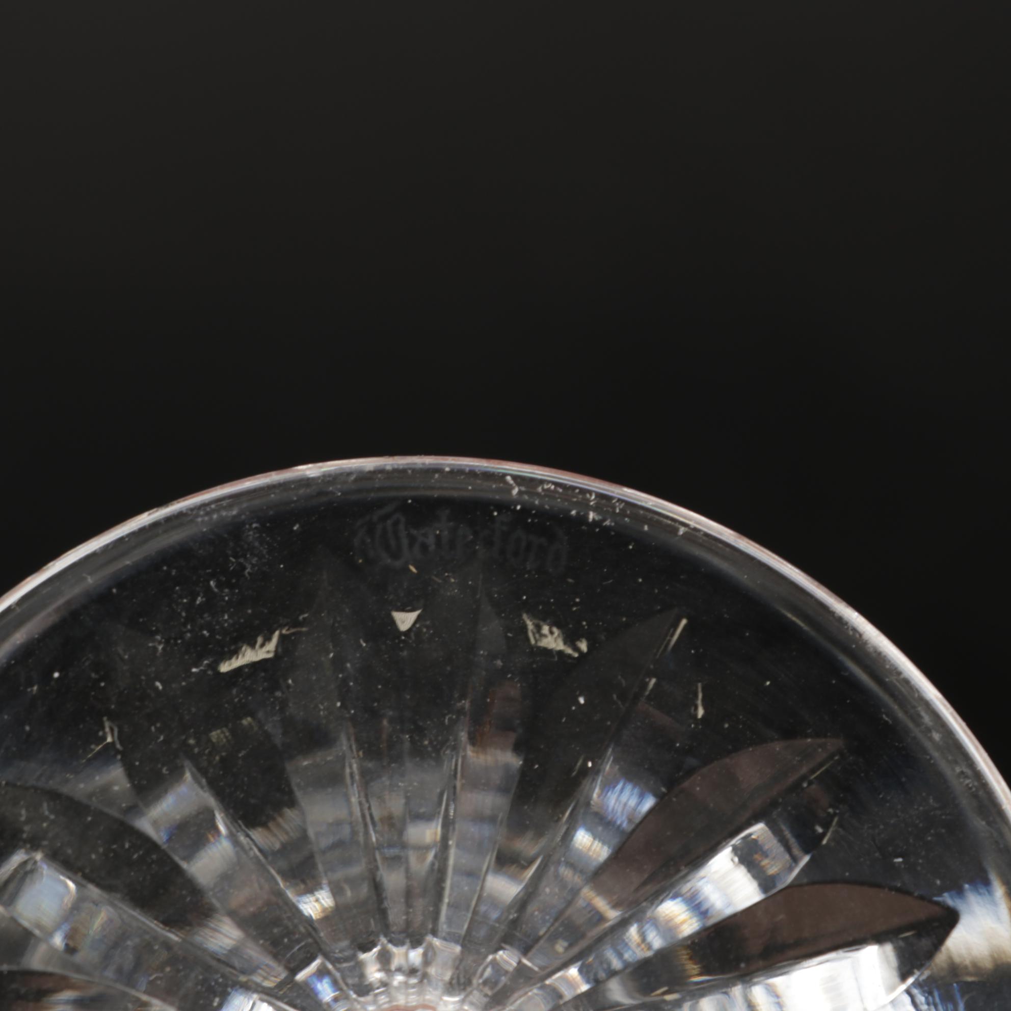 Waterford "Powerscourt" Crystal Champagne Coupes/Tall Sherbets, Set of Eleven