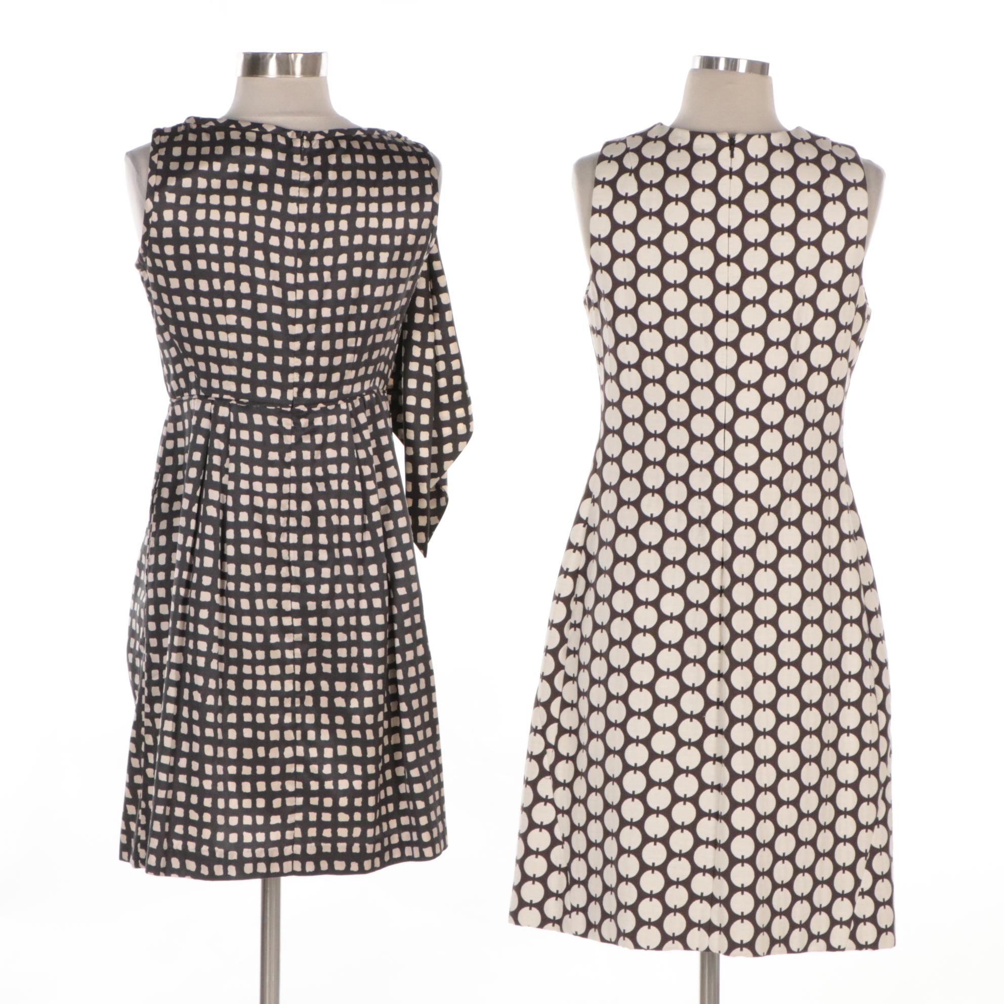 Tory Burch and Banana Republic Silk and Cotton Cocktail Dresses