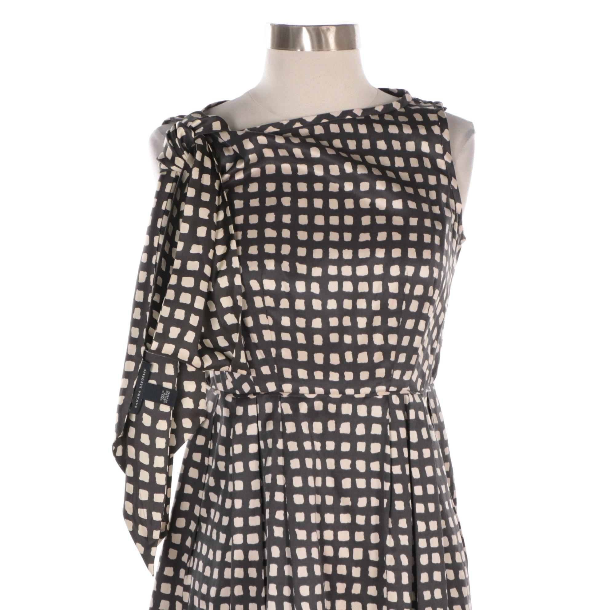 Tory Burch and Banana Republic Silk and Cotton Cocktail Dresses