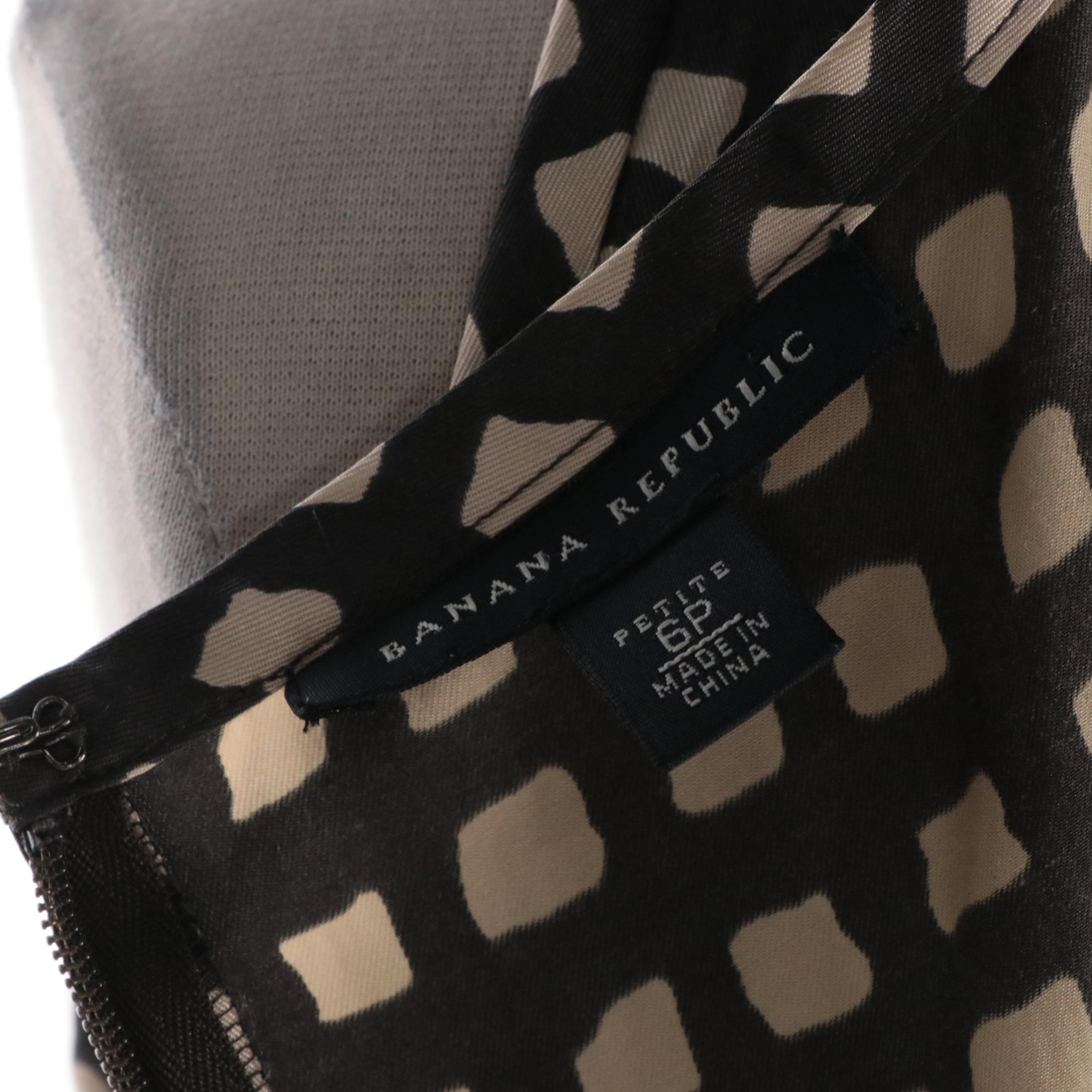 Tory Burch and Banana Republic Silk and Cotton Cocktail Dresses