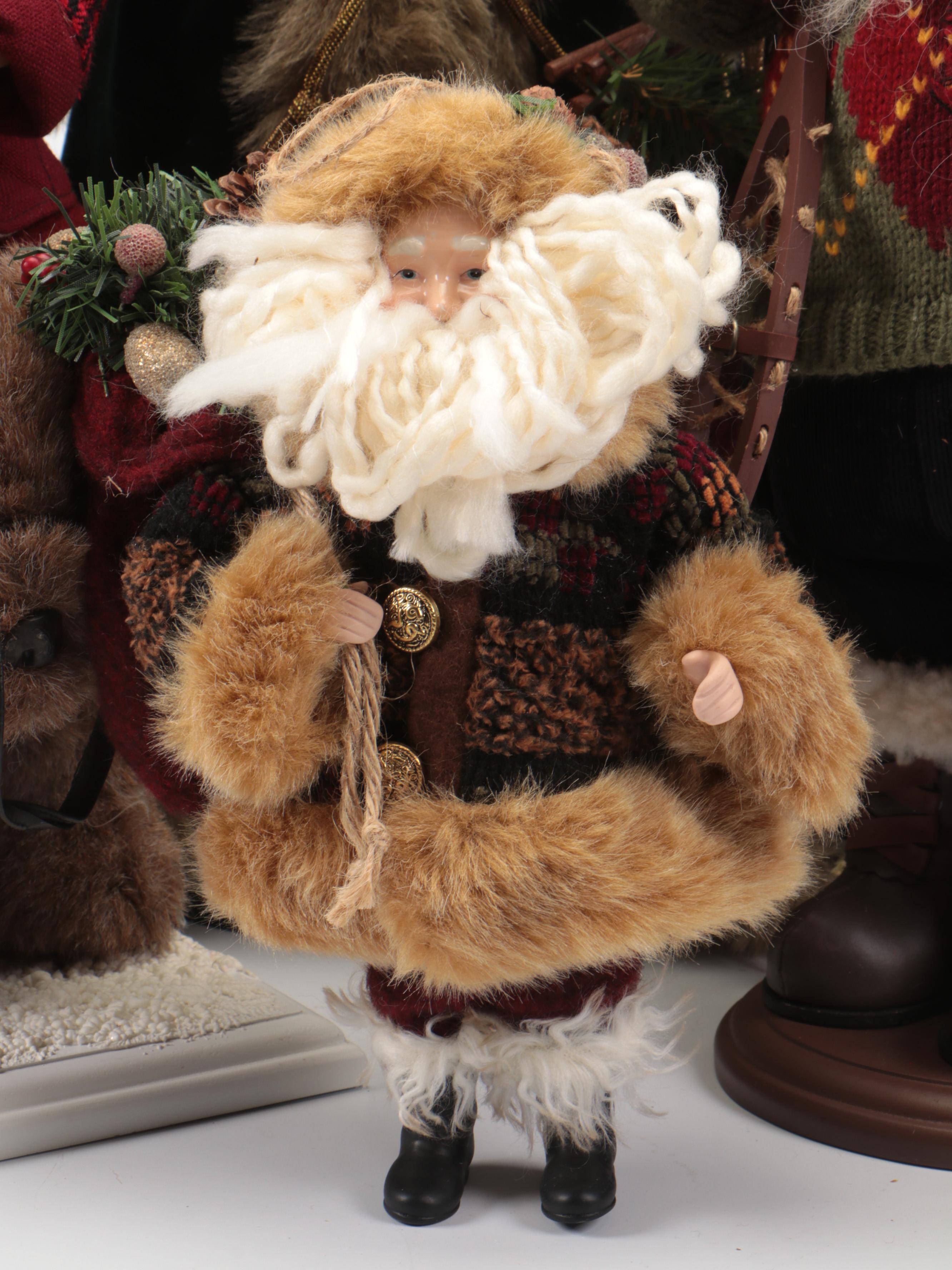 Kathy Sulewski for Papel Giftware "Cabin Creek" and More Santa Figurines