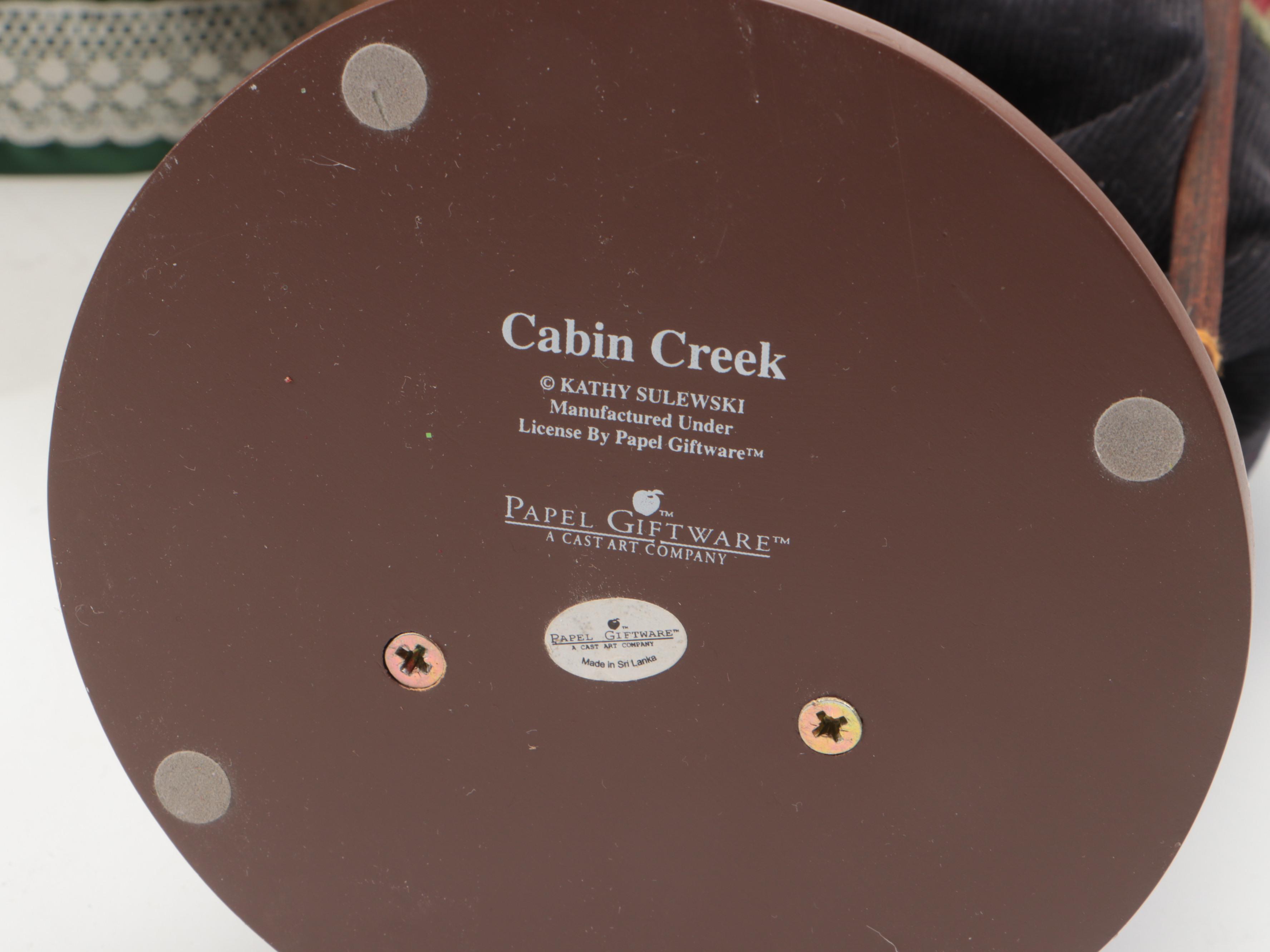 Kathy Sulewski for Papel Giftware "Cabin Creek" and More Santa Figurines