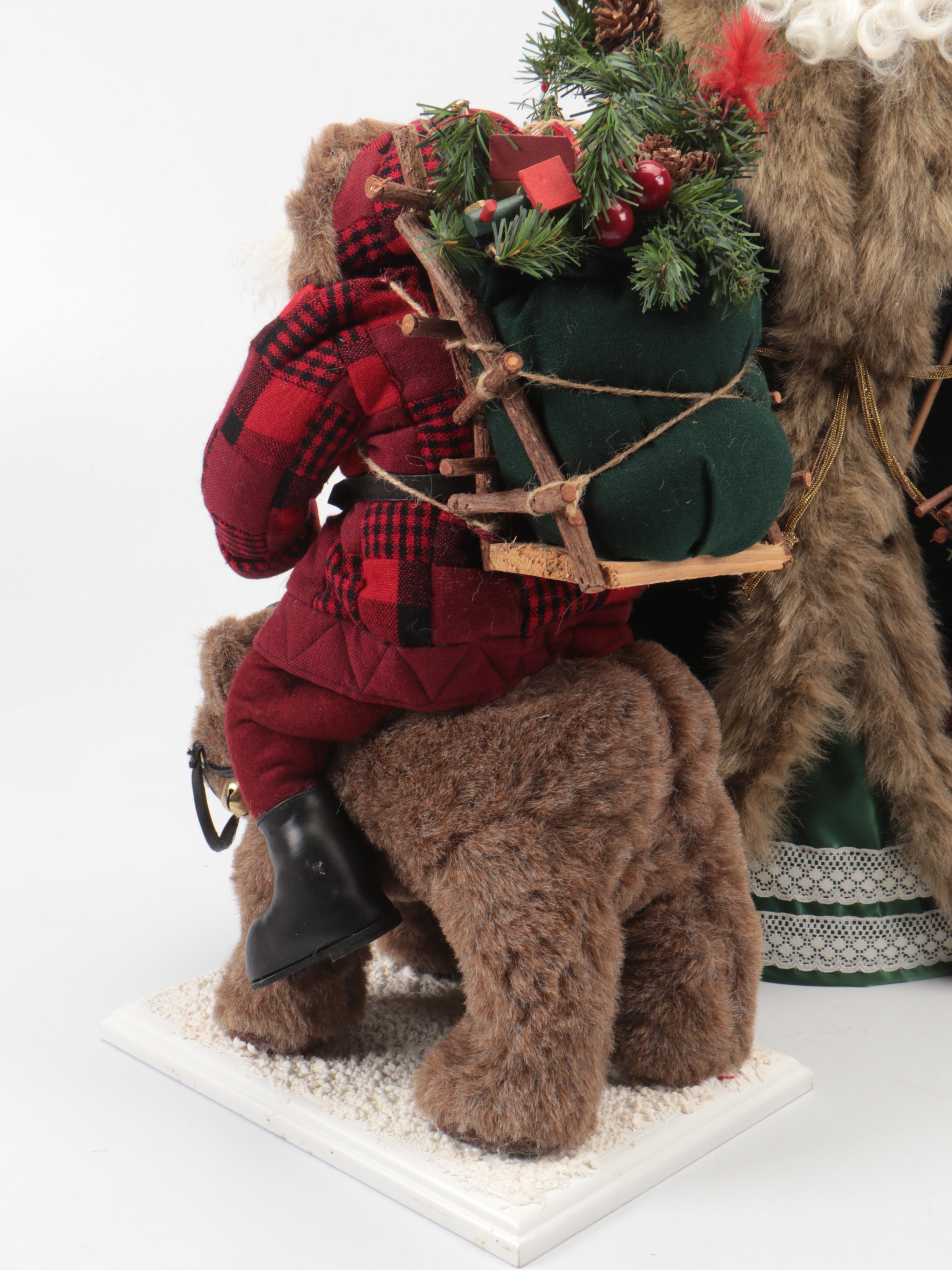Kathy Sulewski for Papel Giftware "Cabin Creek" and More Santa Figurines