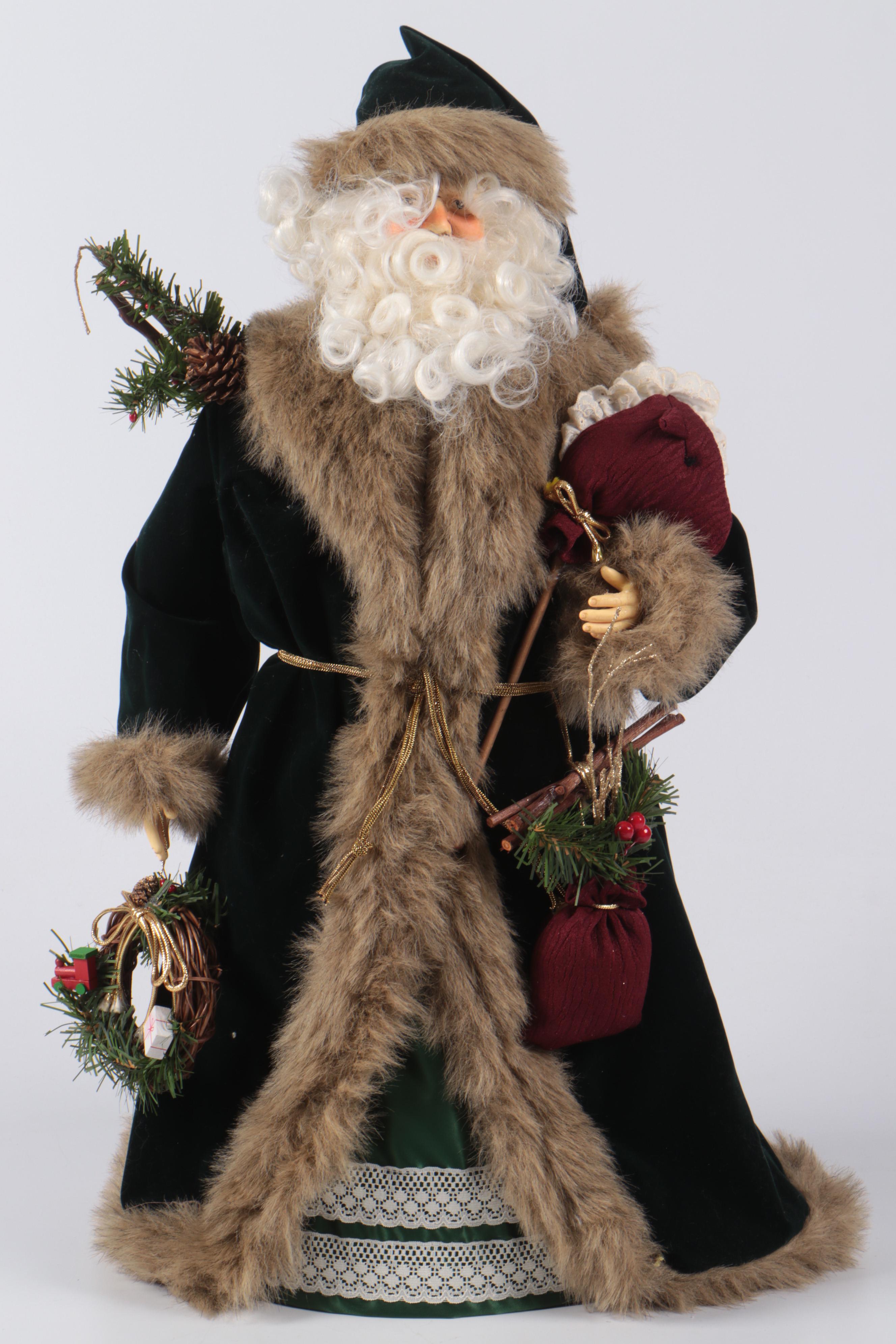 Kathy Sulewski for Papel Giftware "Cabin Creek" and More Santa Figurines