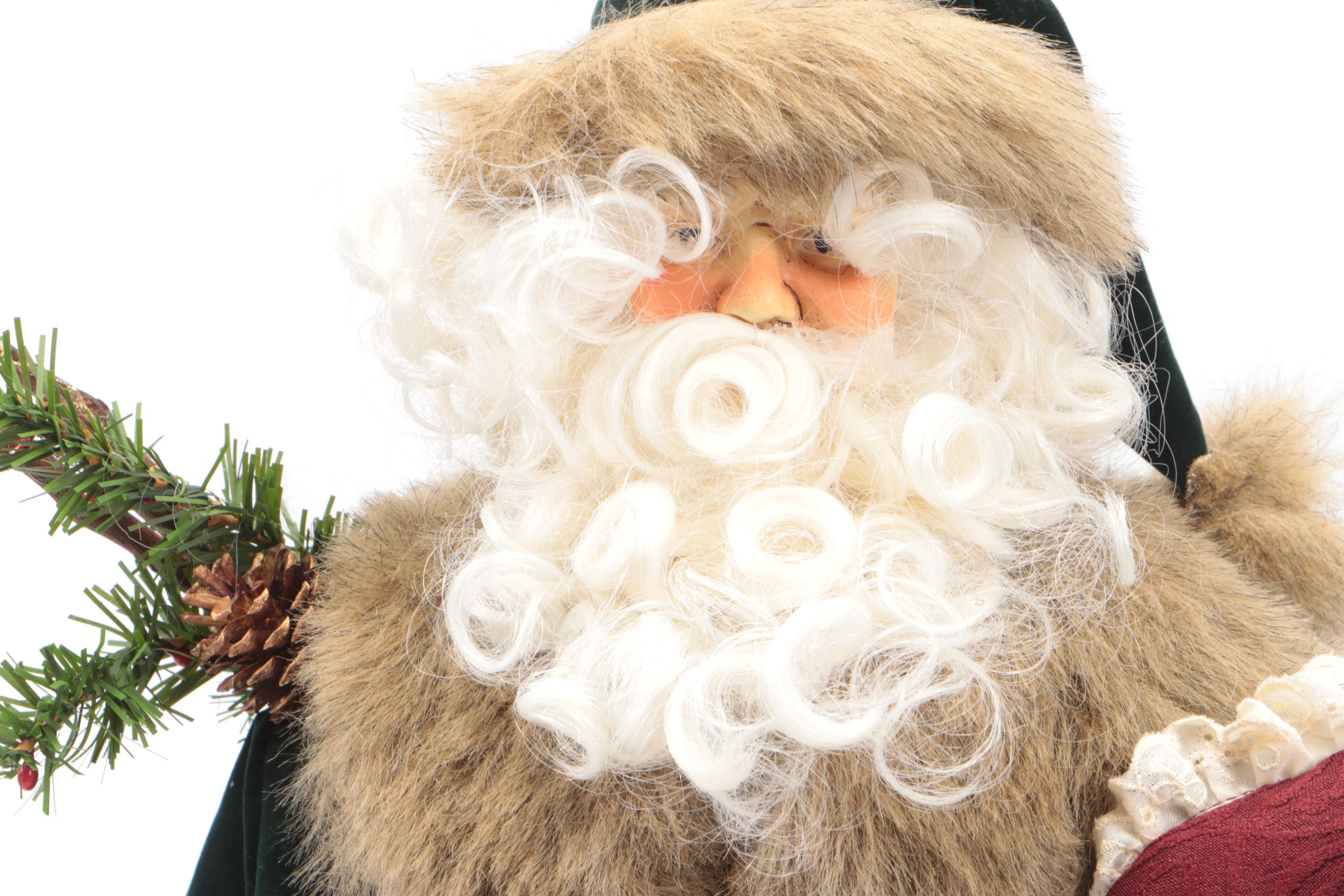 Kathy Sulewski for Papel Giftware "Cabin Creek" and More Santa Figurines