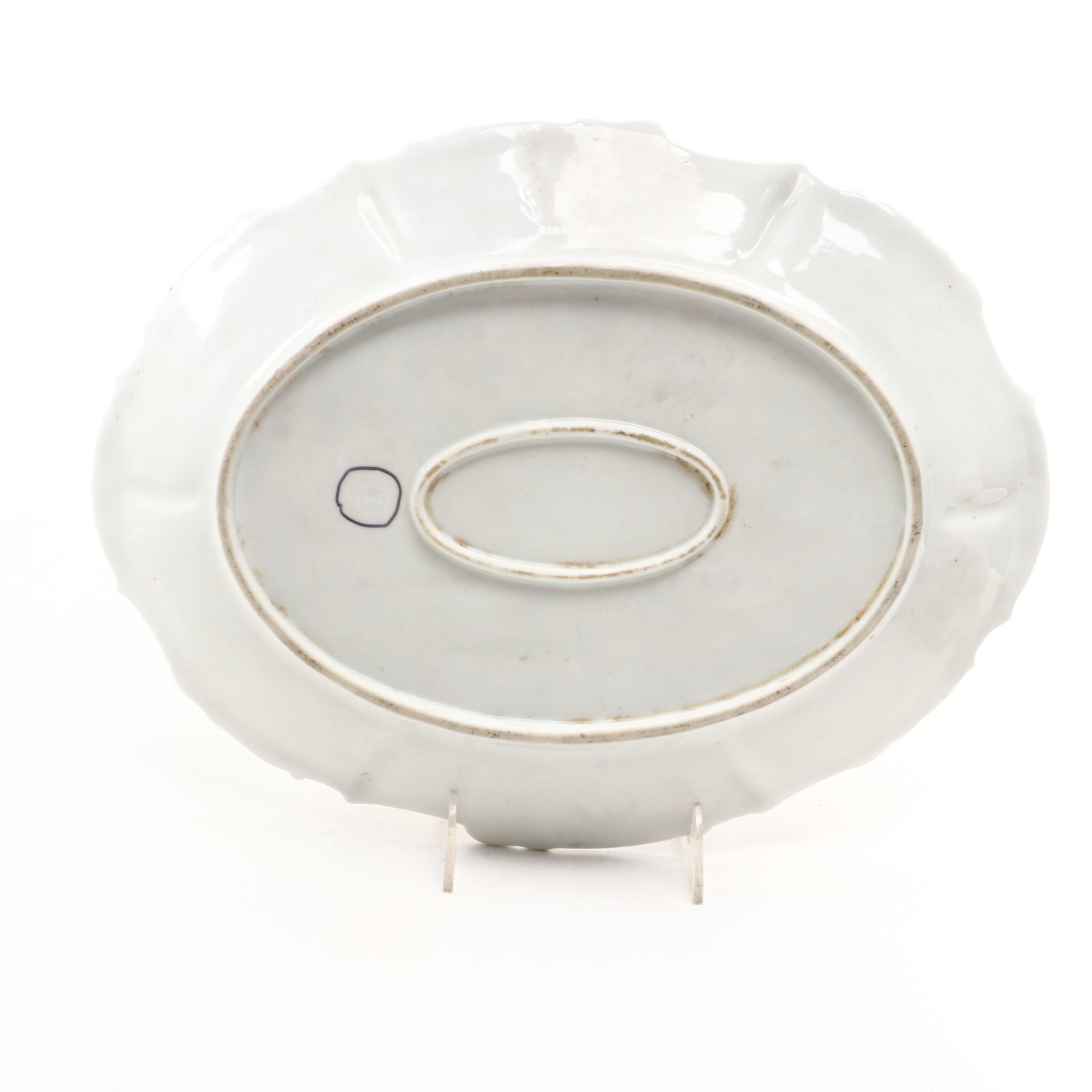 Ardalt Porcelain Nodder Figurine with Hand-Painted Porcelain Plates