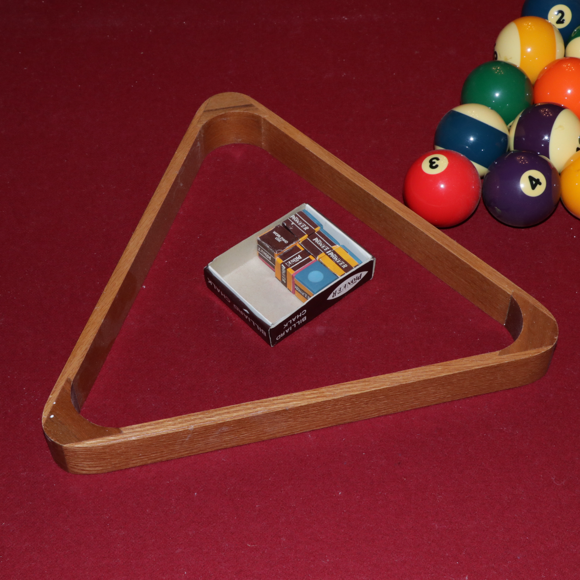 French Provincial Style Oak Pool Table