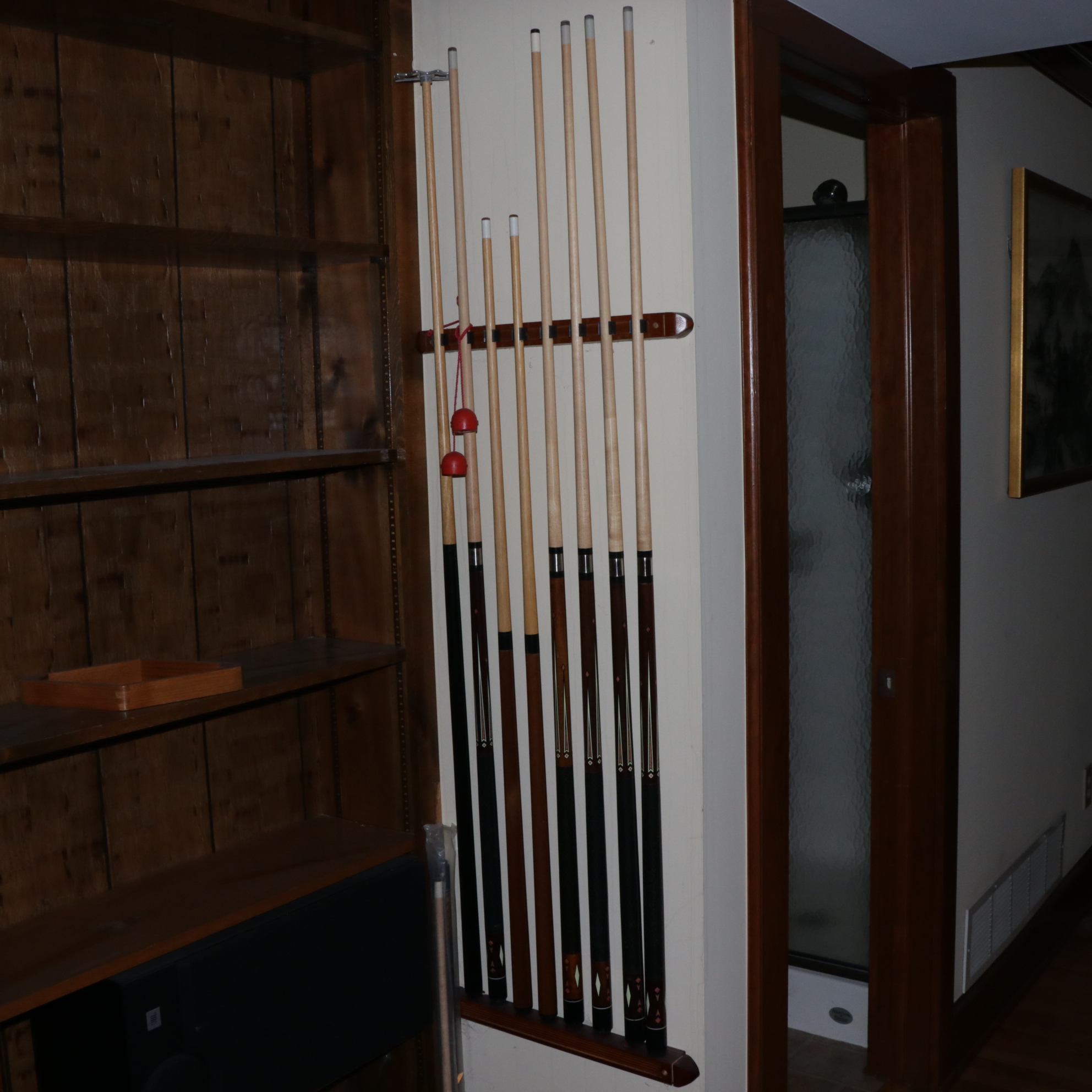 French Provincial Style Oak Pool Table