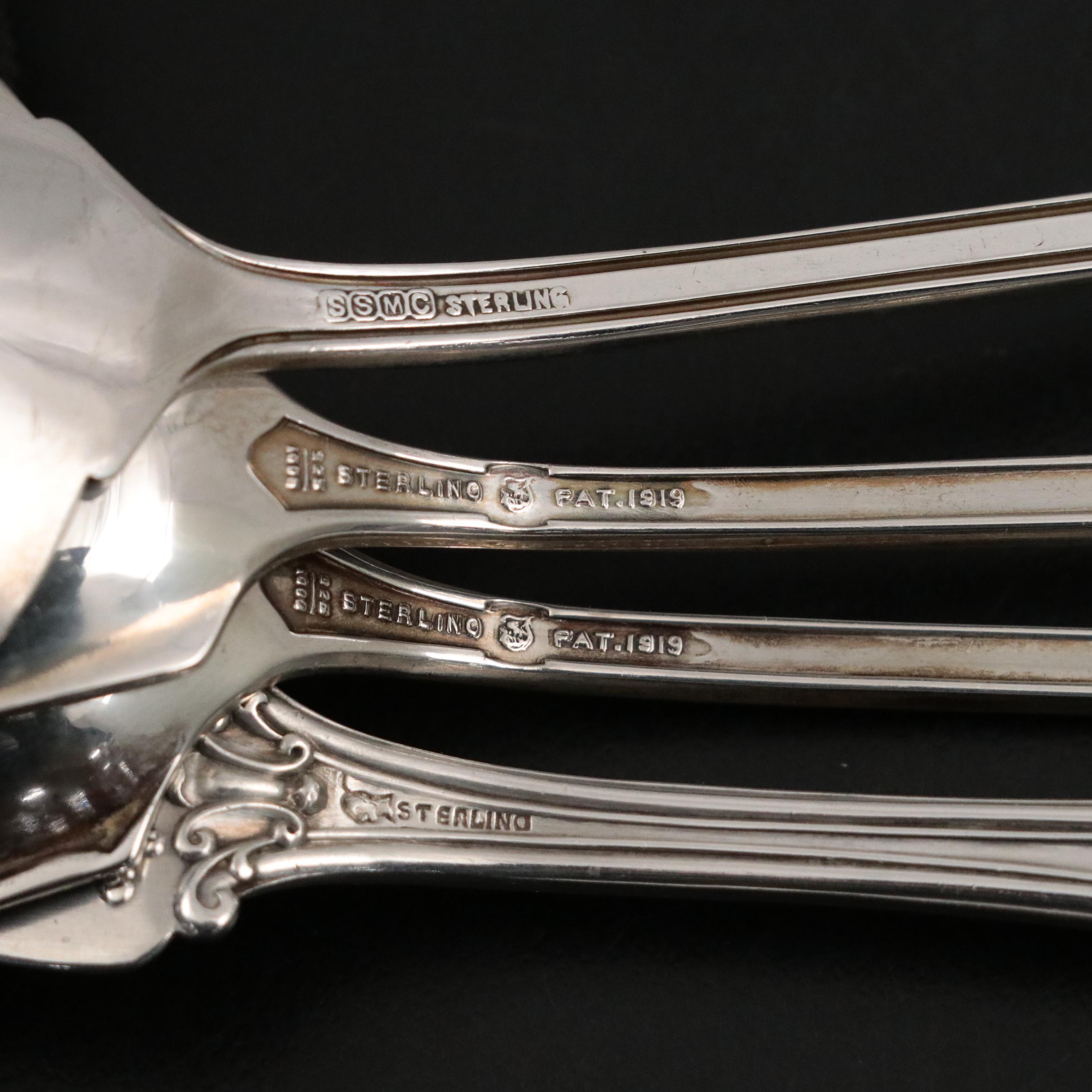Towle "Dorothy Manners" Sterling Salad Serving Set with More Sterling Serveware