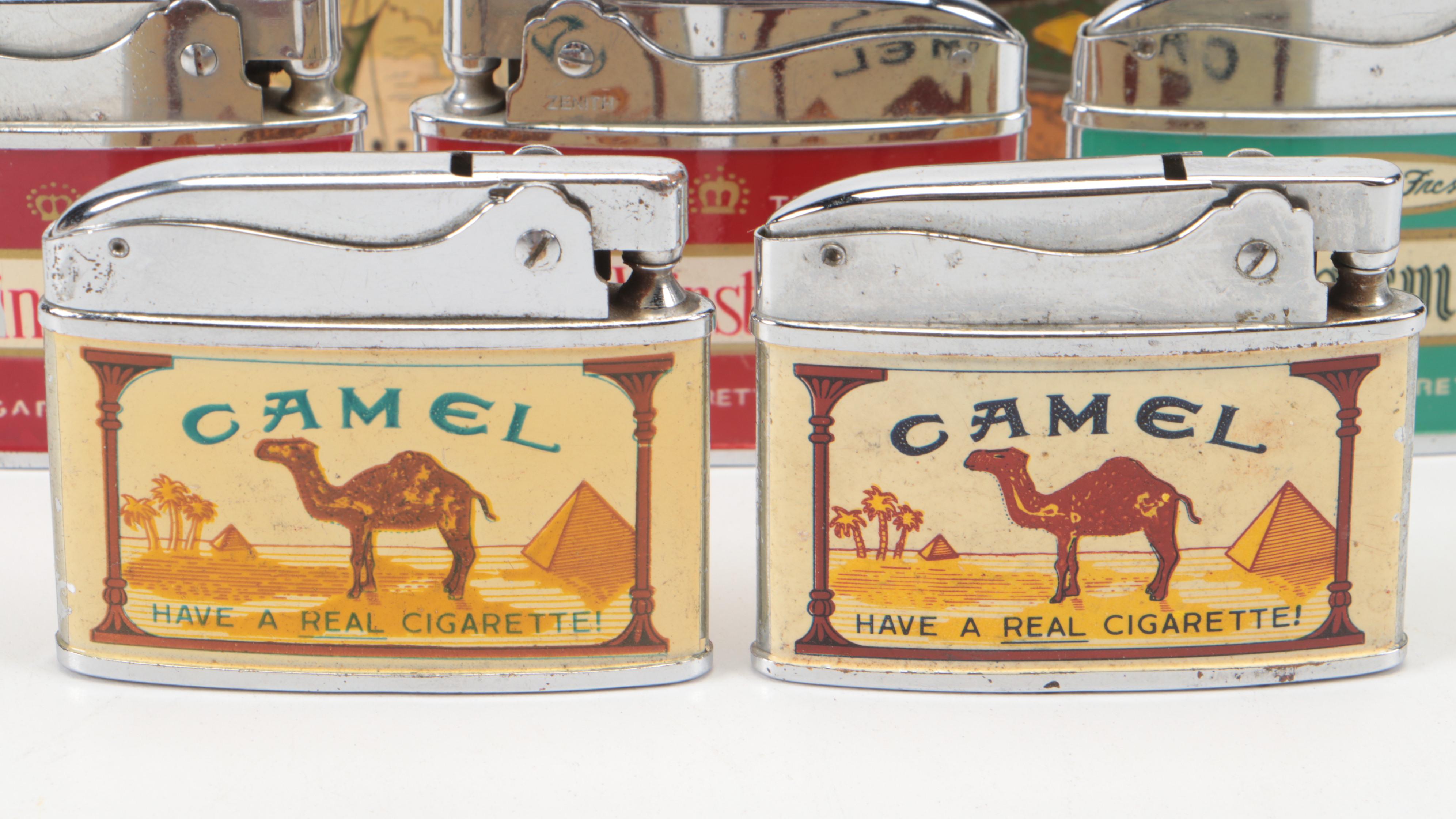 Penguin Guam Enameled Lighter with Other Enamel Licensed Cigarette Lighters