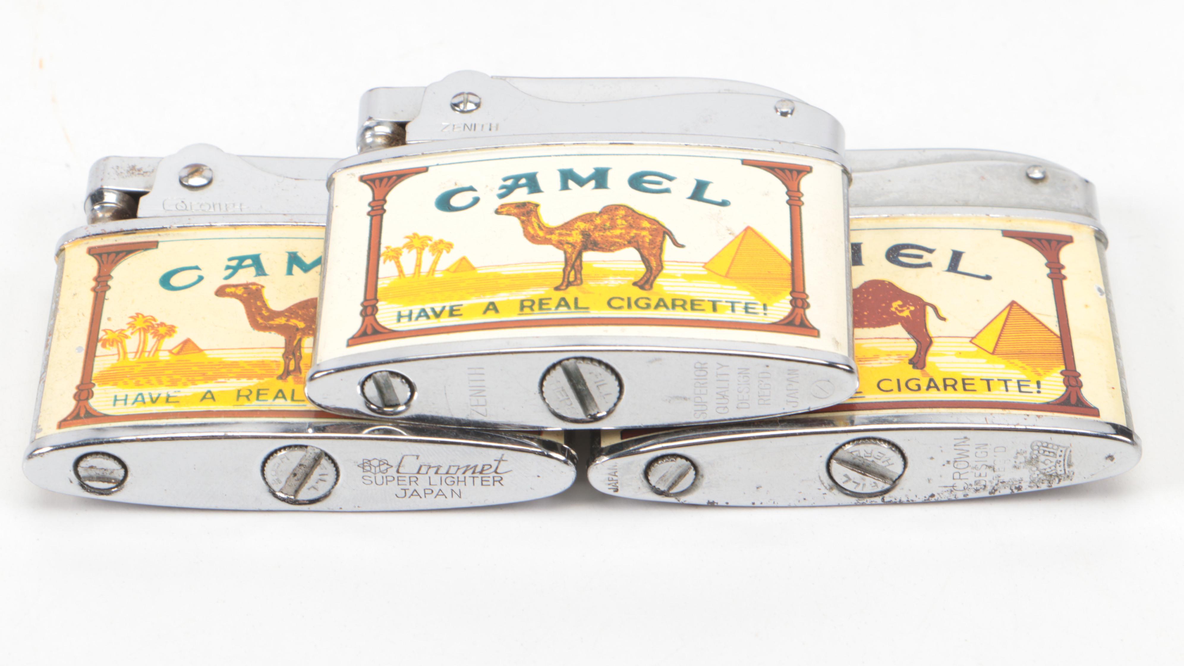 Penguin Guam Enameled Lighter with Other Enamel Licensed Cigarette Lighters