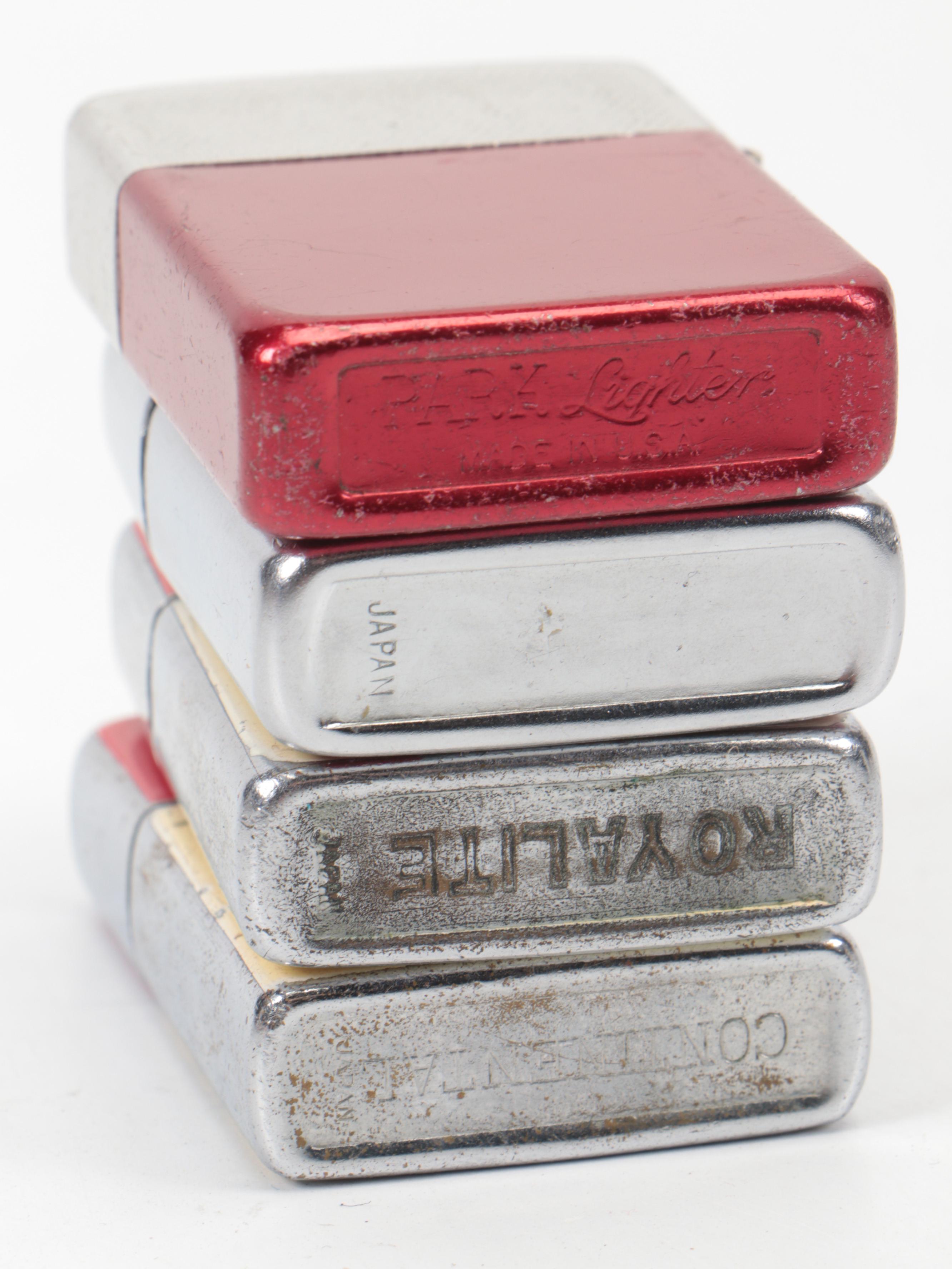 Penguin Guam Enameled Lighter with Other Enamel Licensed Cigarette Lighters