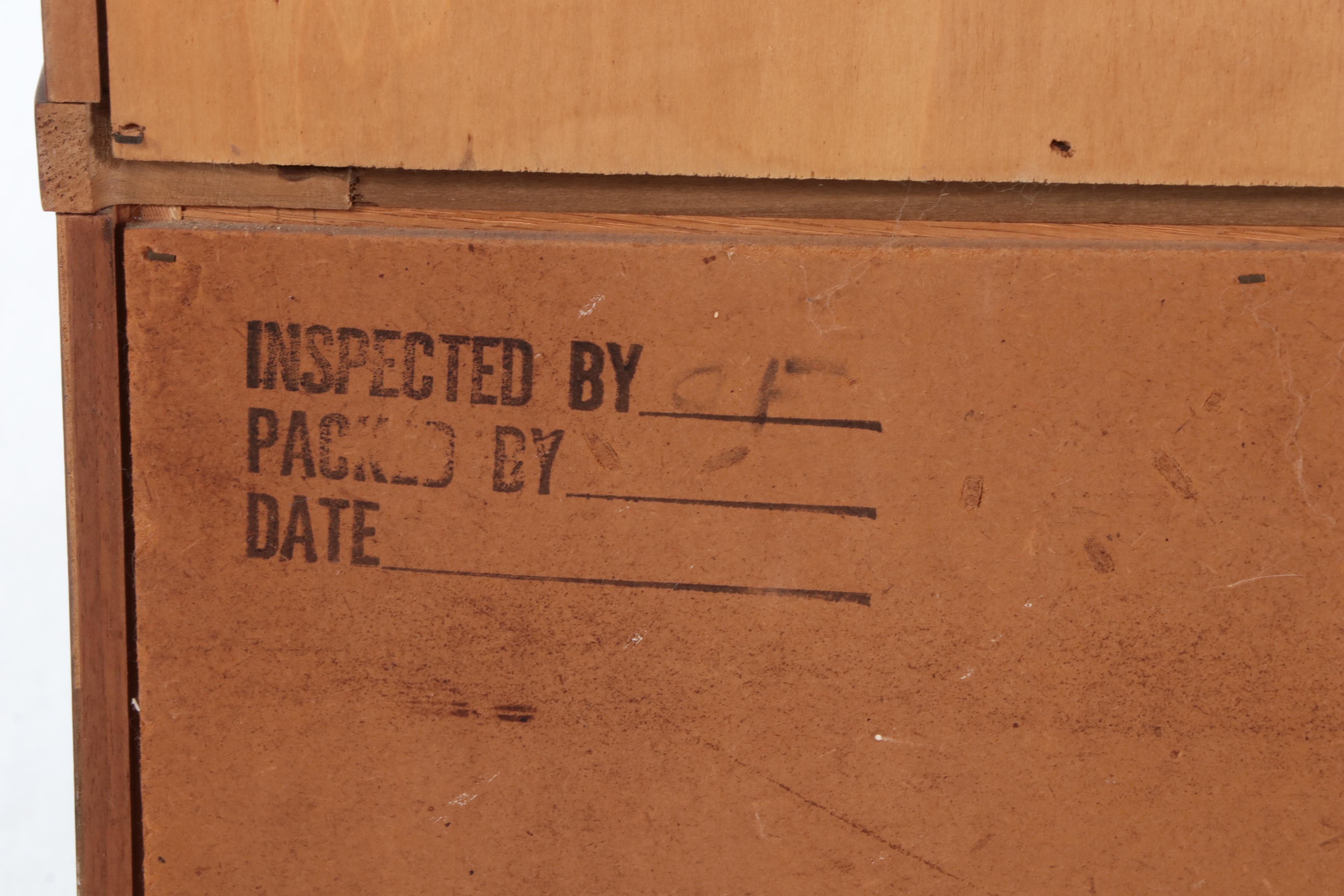 Keller Mid Century Modern Dina-Sett Walnut China Cabinet, Mid to Late 20th C