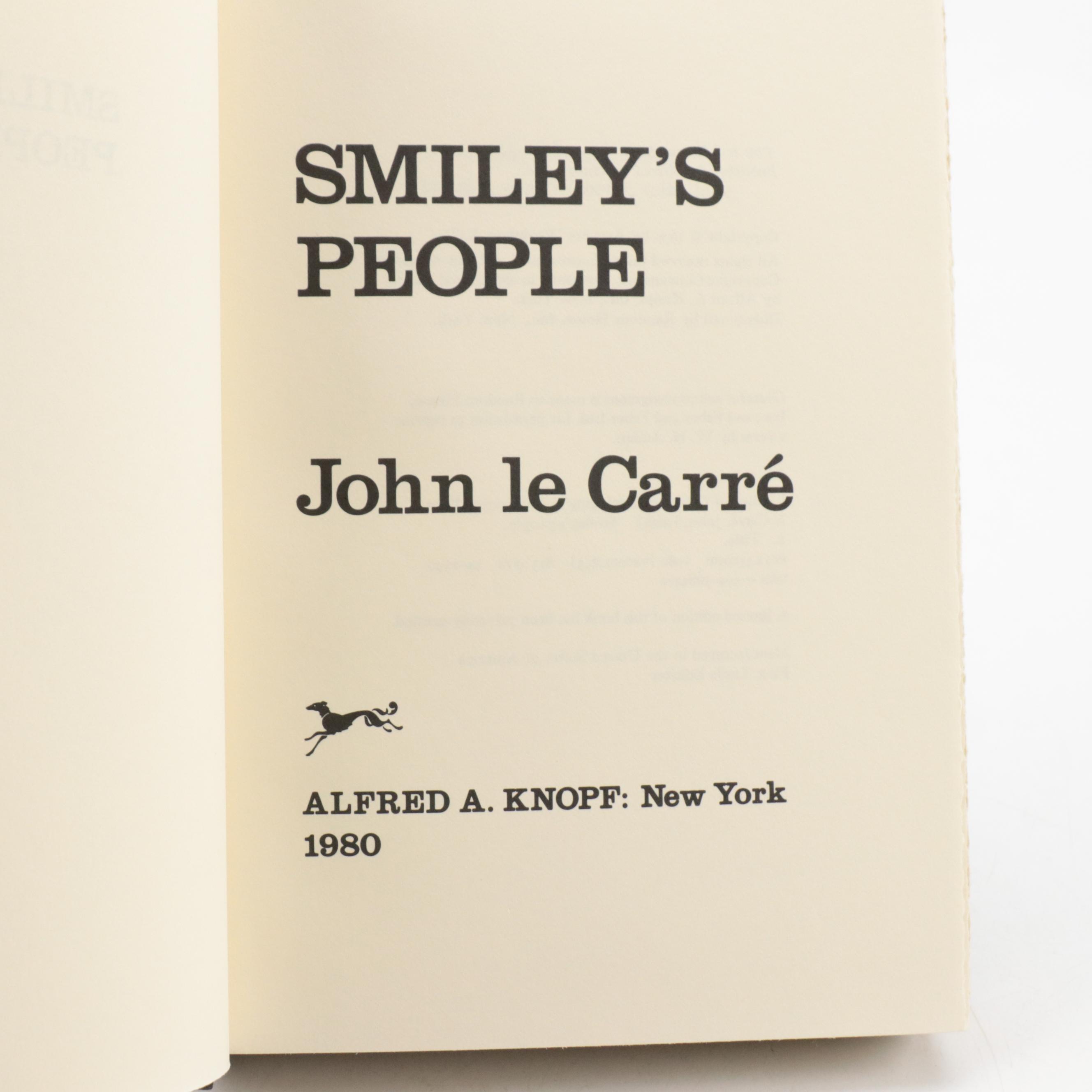 Signed First Trade Edition "Smiley's People" by le Carré and More Signed Books