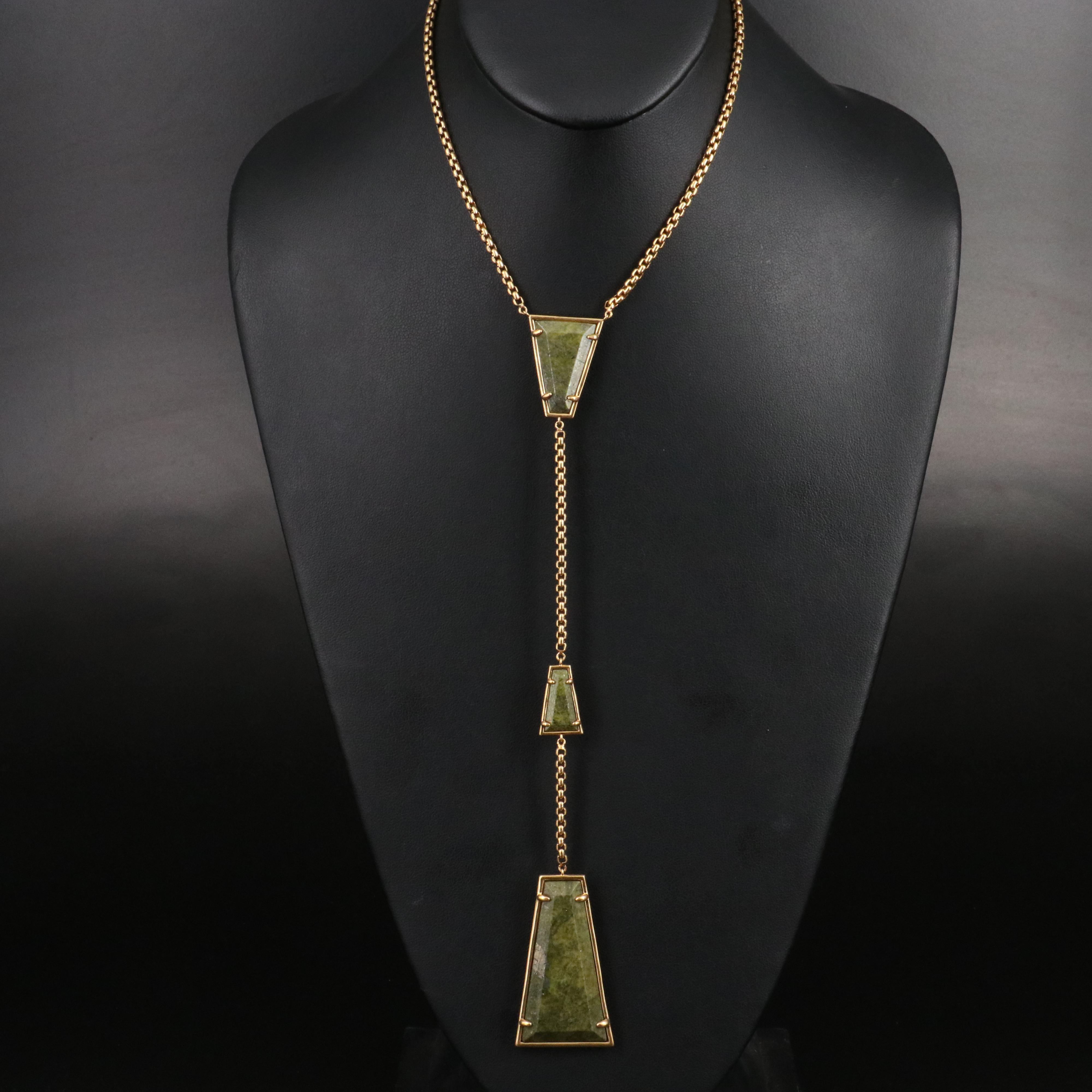 Kendra Scott Serpentine Necklace with CZ Accent