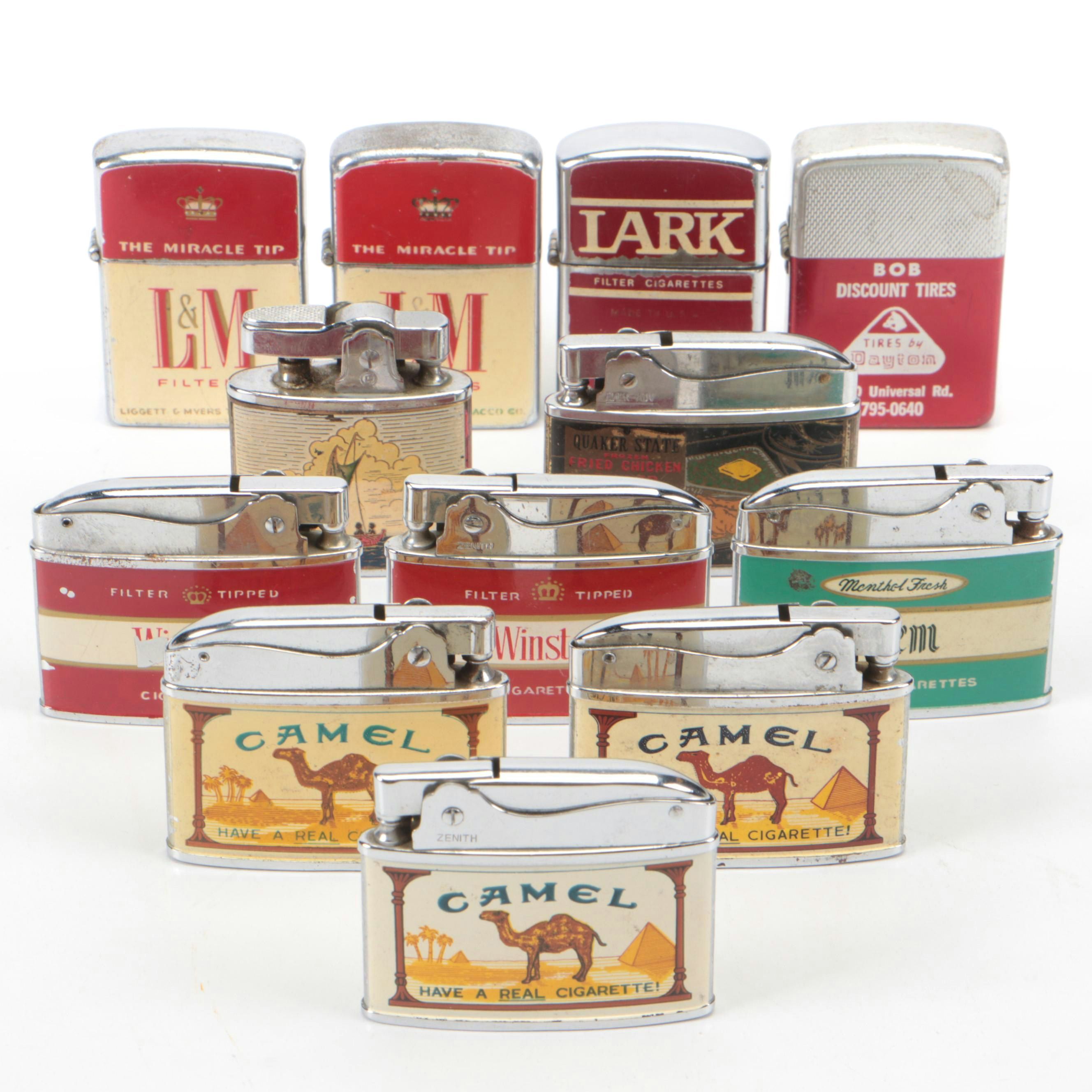 Penguin Guam Enameled Lighter with Other Enamel Licensed Cigarette Lighters