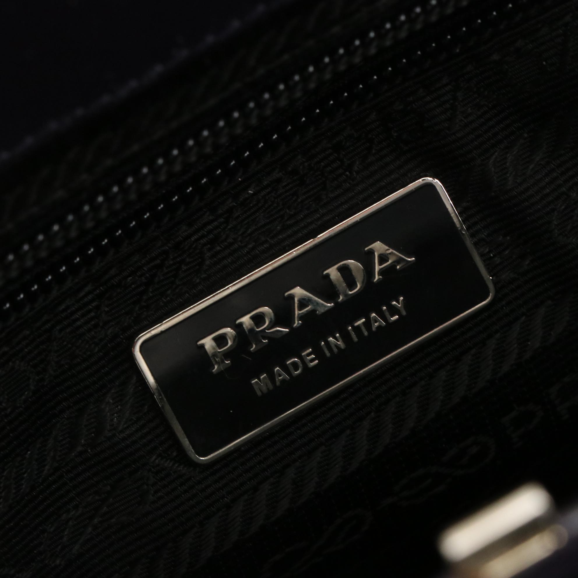 Prada Purple Patent Leather Handbag