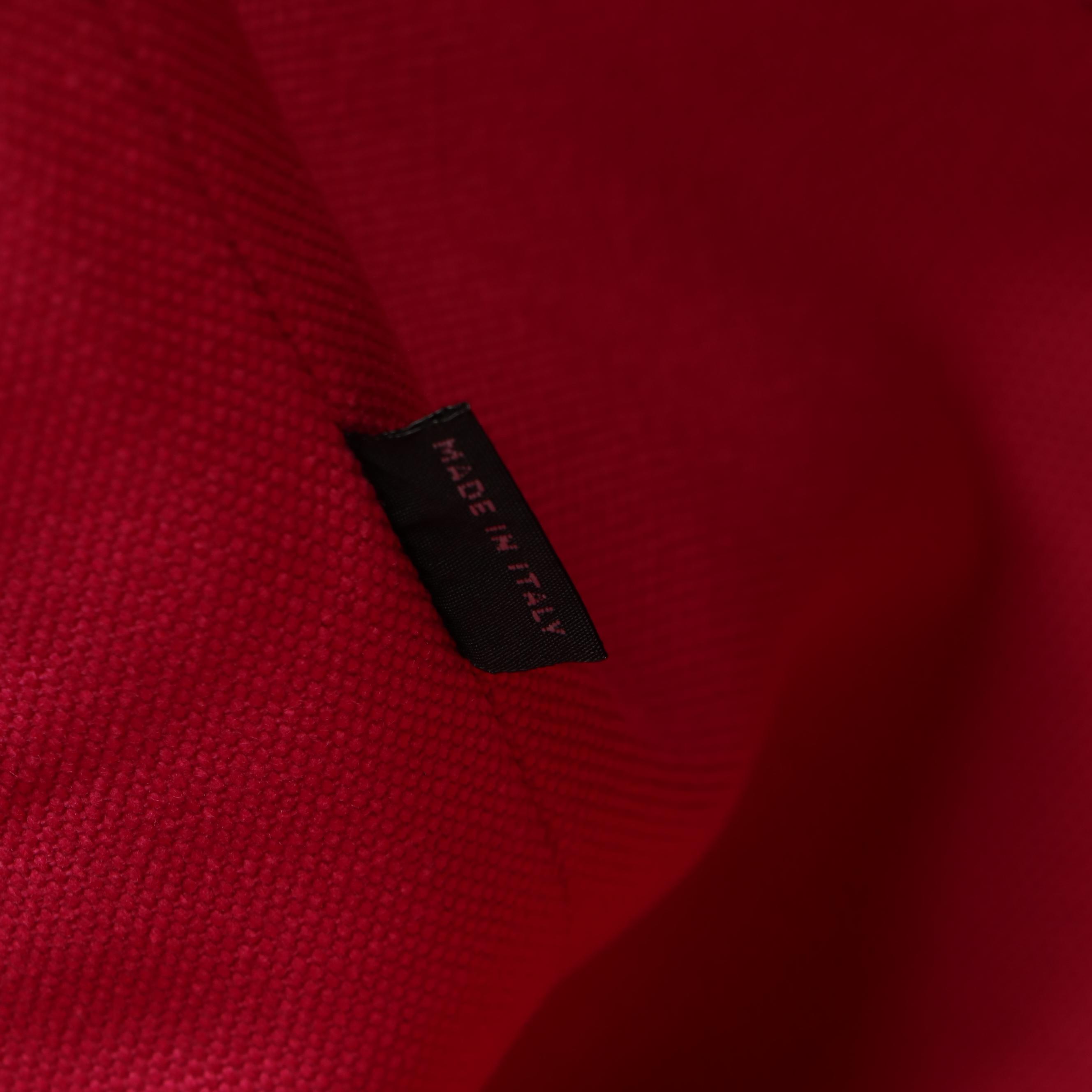 Prada Canapa Logo Tote Bag in Pink Canvas