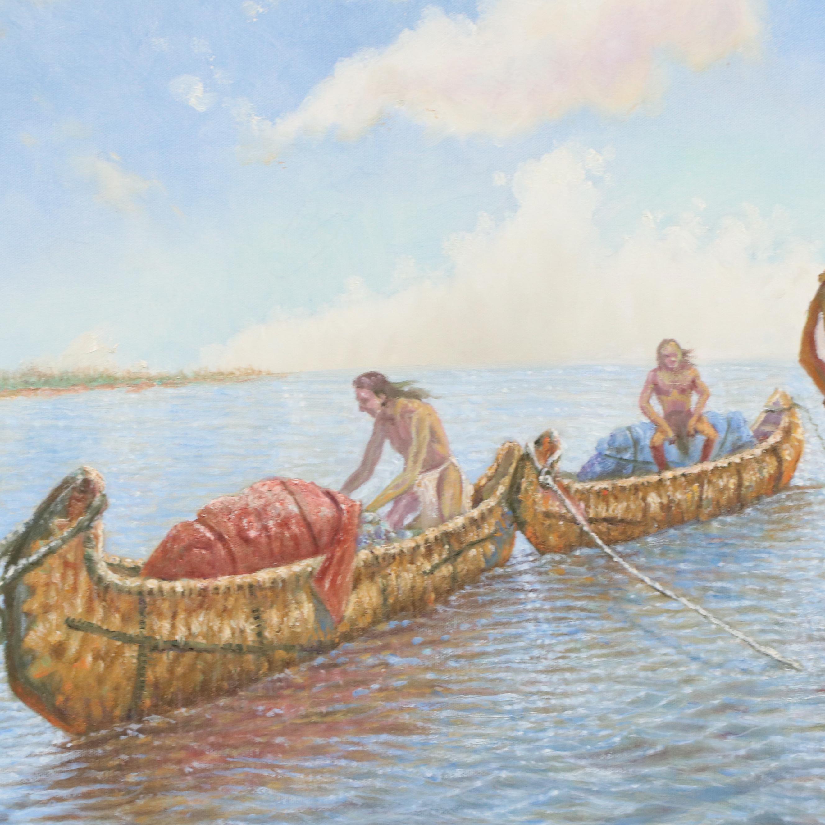 Gregory Perillo Western Genre Oil Painting, 21st Century