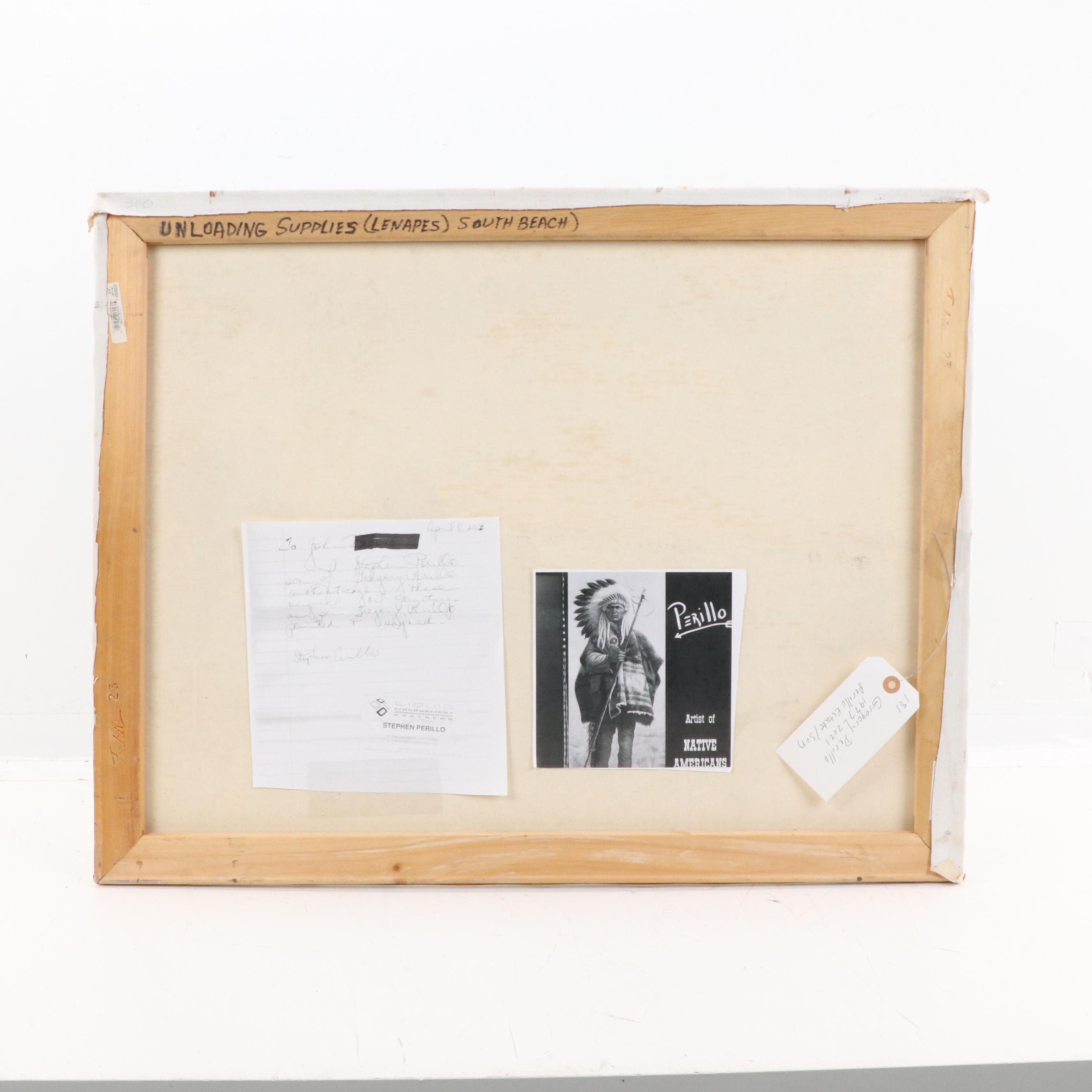 Gregory Perillo Western Genre Oil Painting, 21st Century