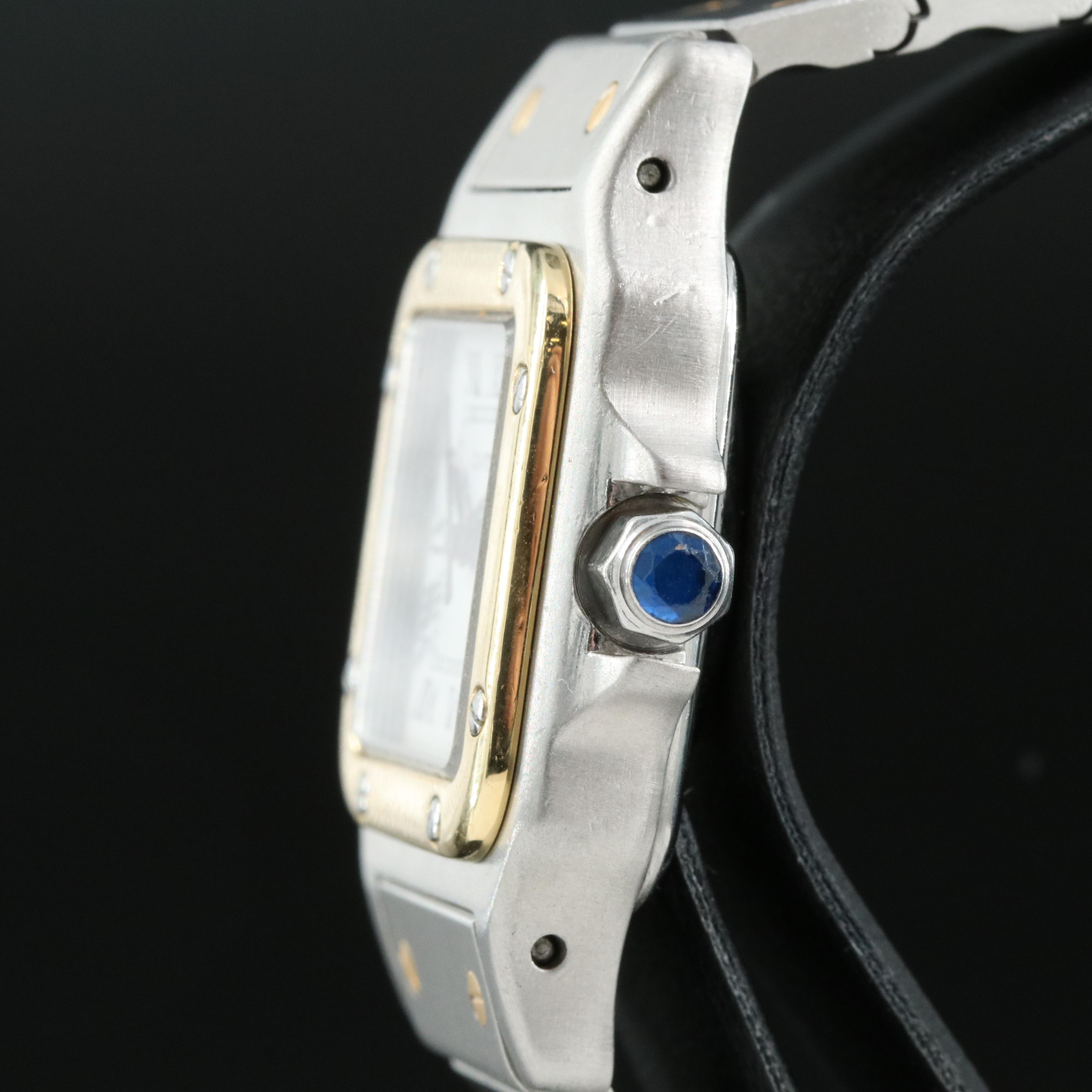 Cartier Santos 18K and Stainless Steel Automatic Watch