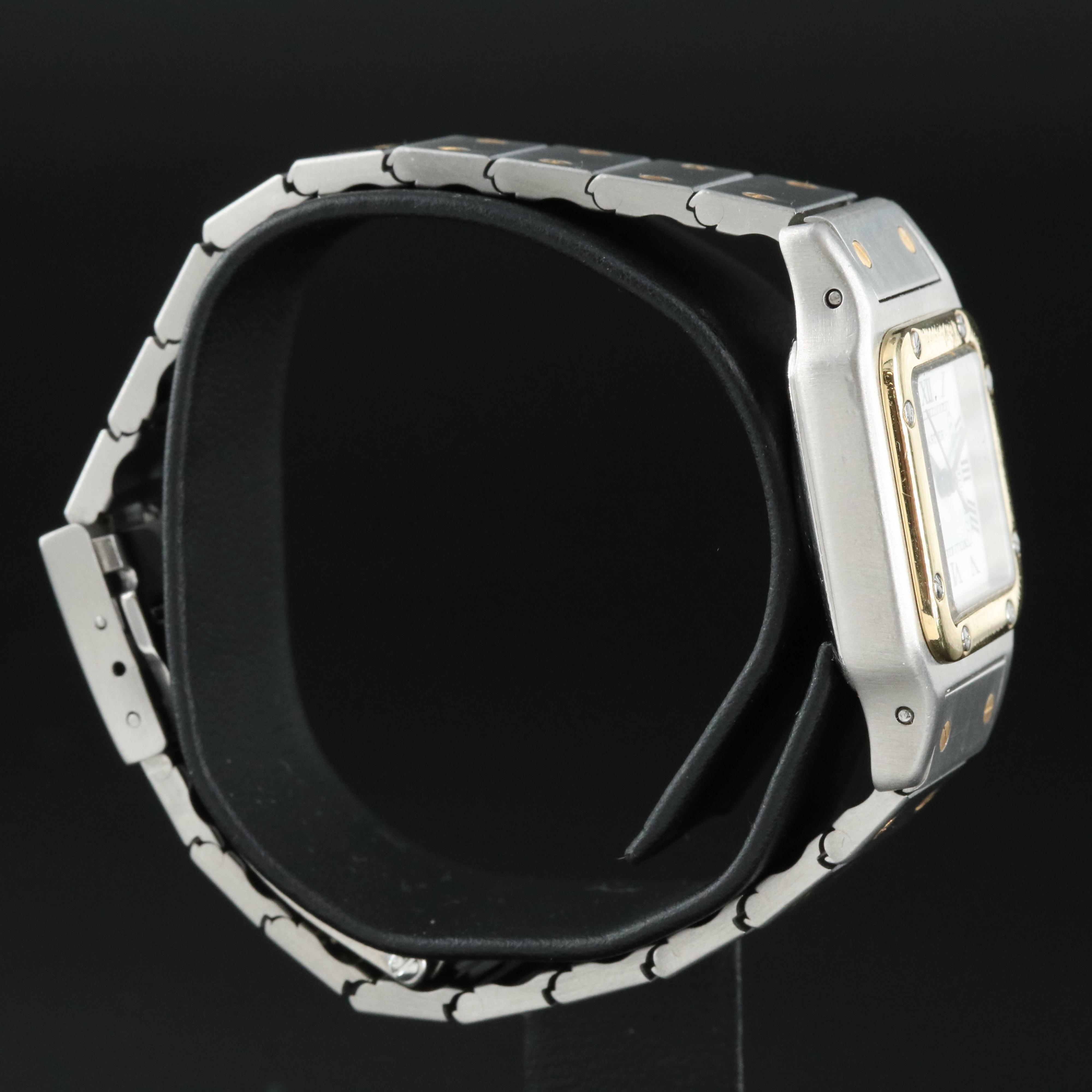 Cartier Santos 18K and Stainless Steel Automatic Watch