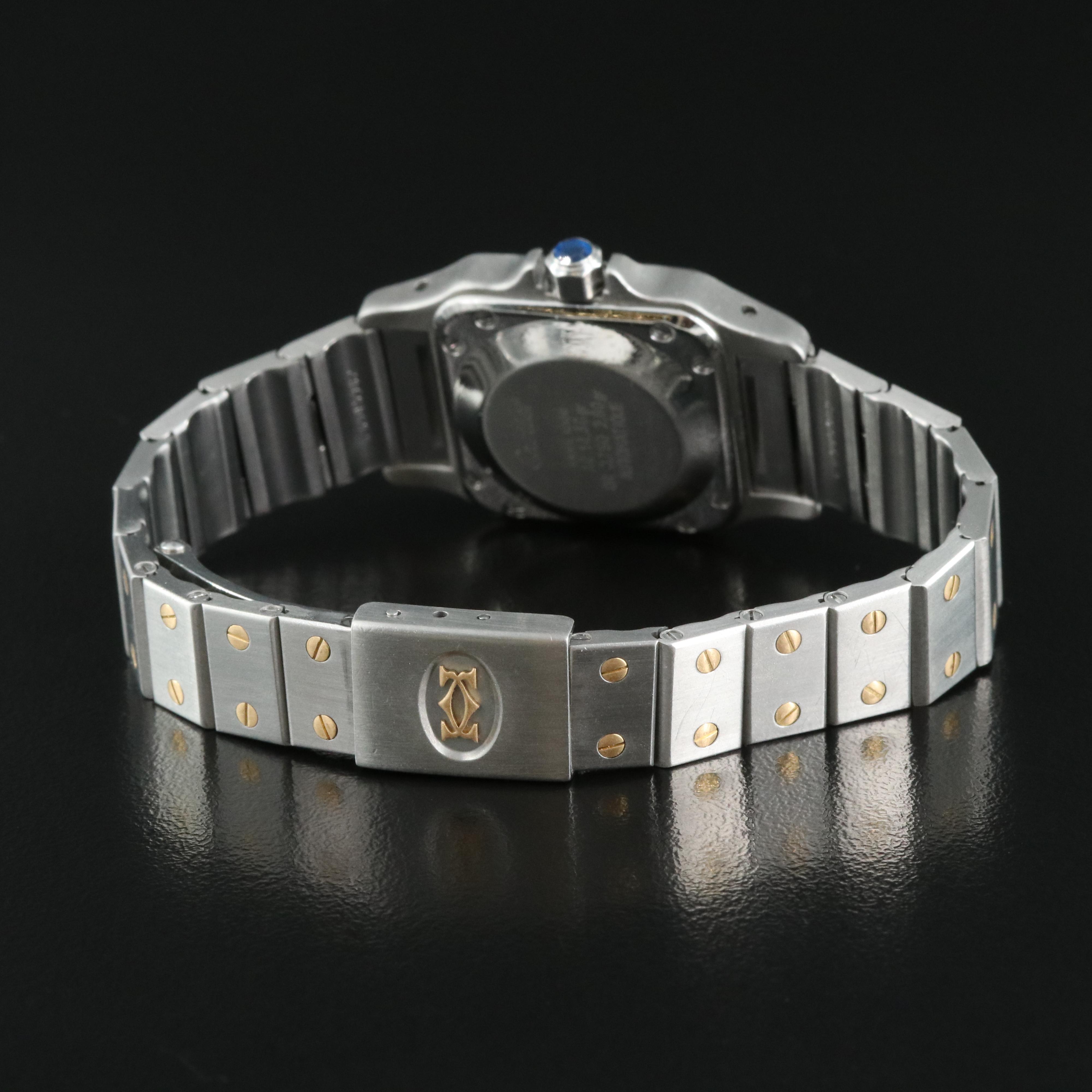 Cartier Santos 18K and Stainless Steel Automatic Watch