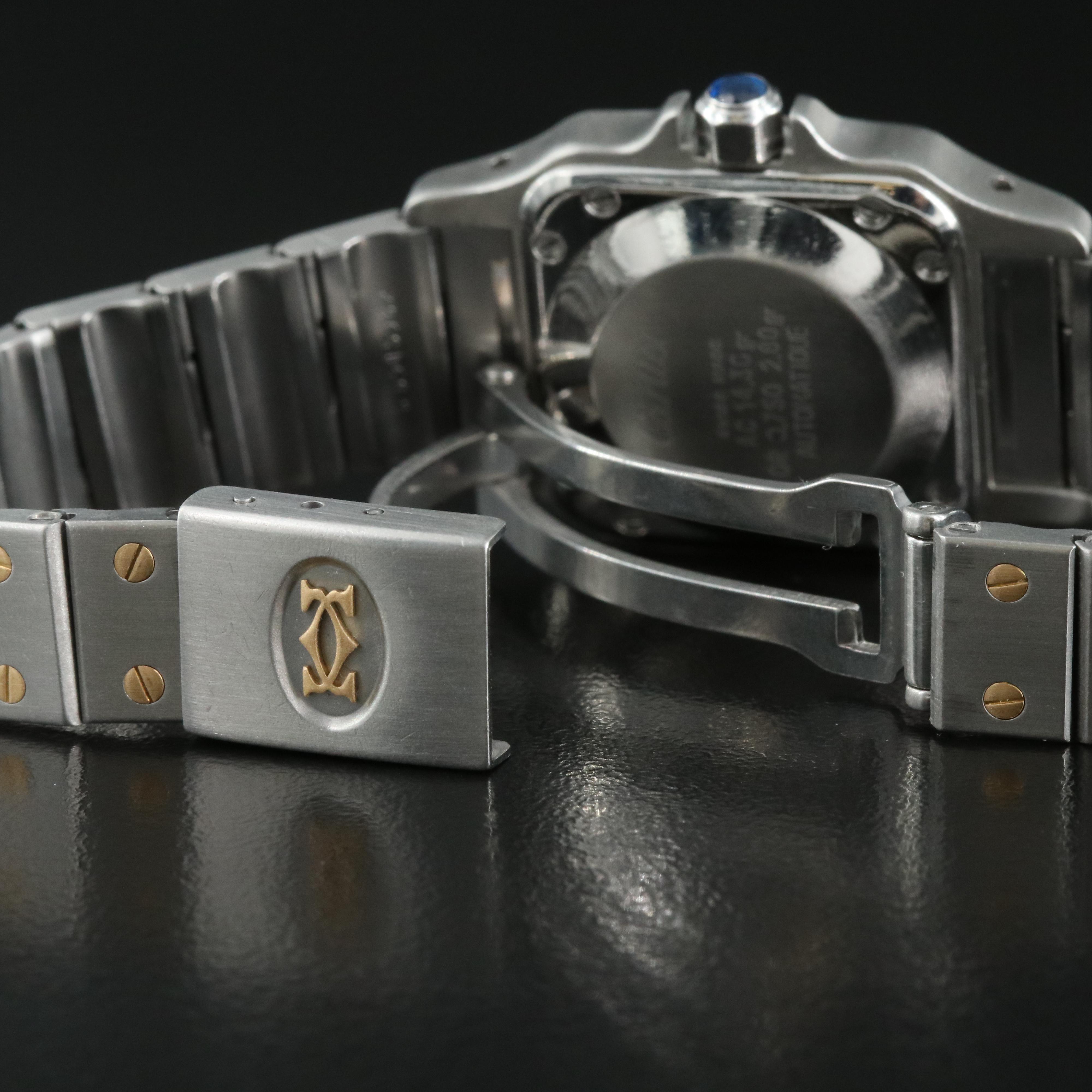 Cartier Santos 18K and Stainless Steel Automatic Watch