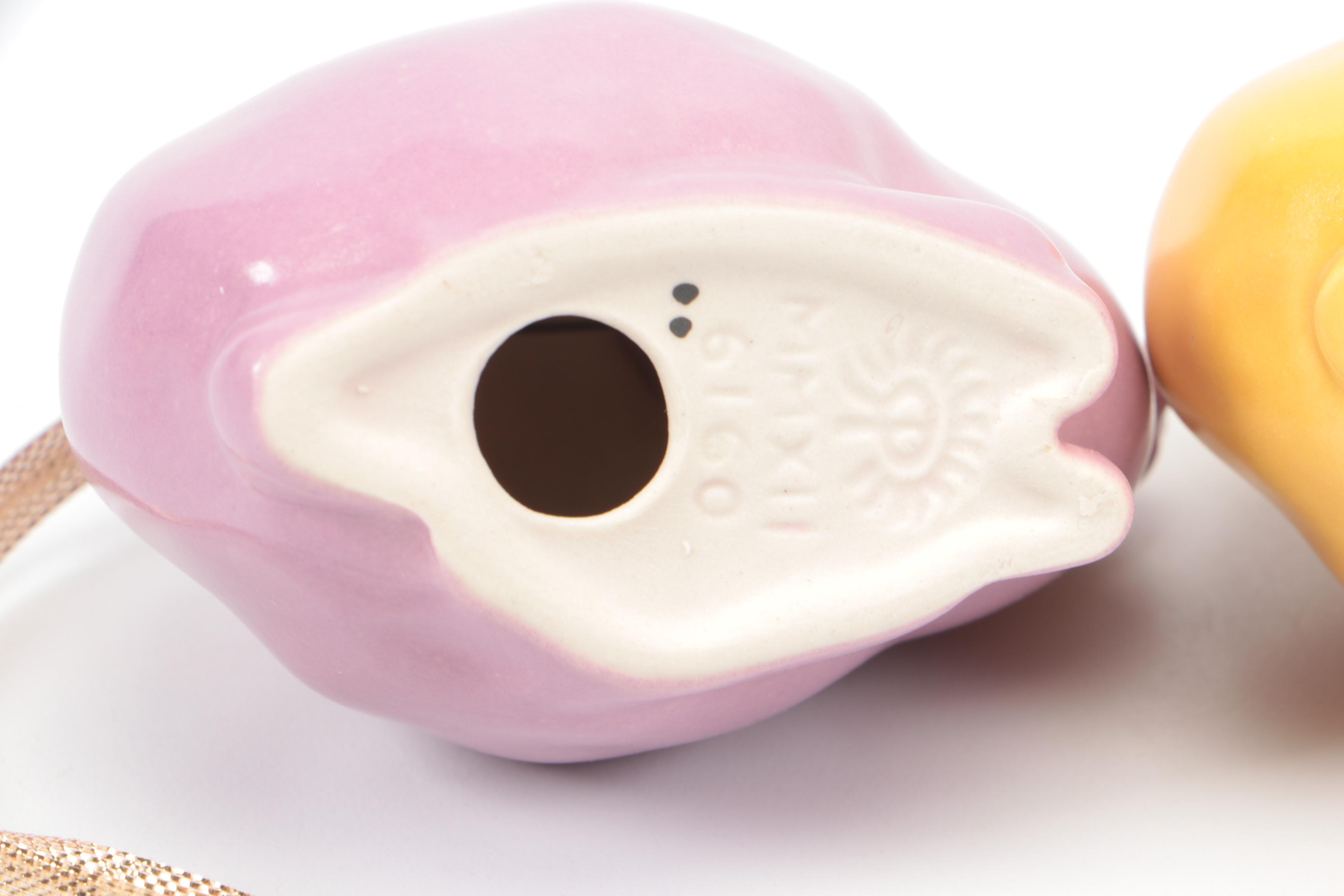 Rookwood Pottery "Grove Bunny" Glazed Ceramic Figurines