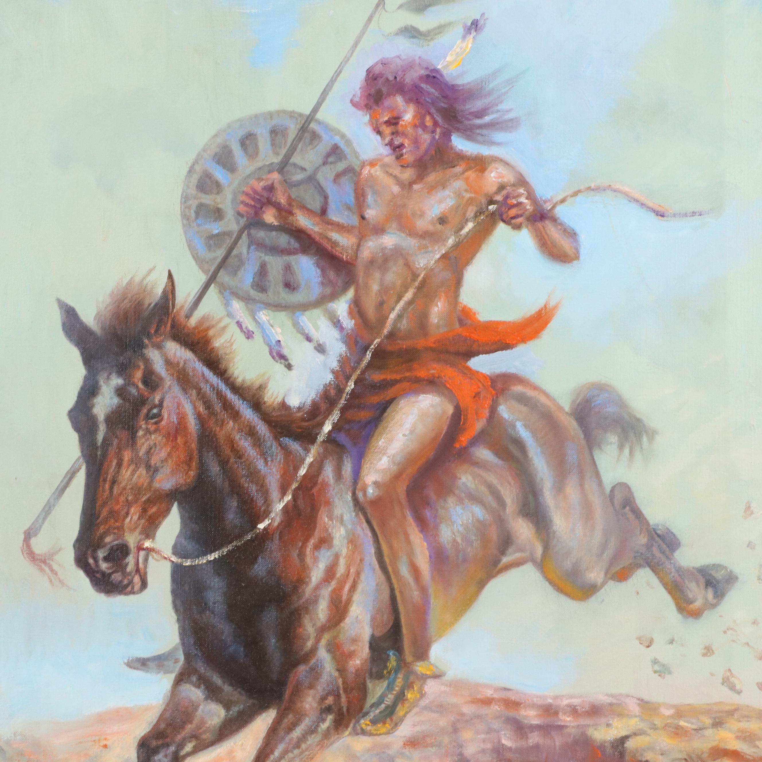 Gregory Perillo Western Genre Oil Painting, 21st Century