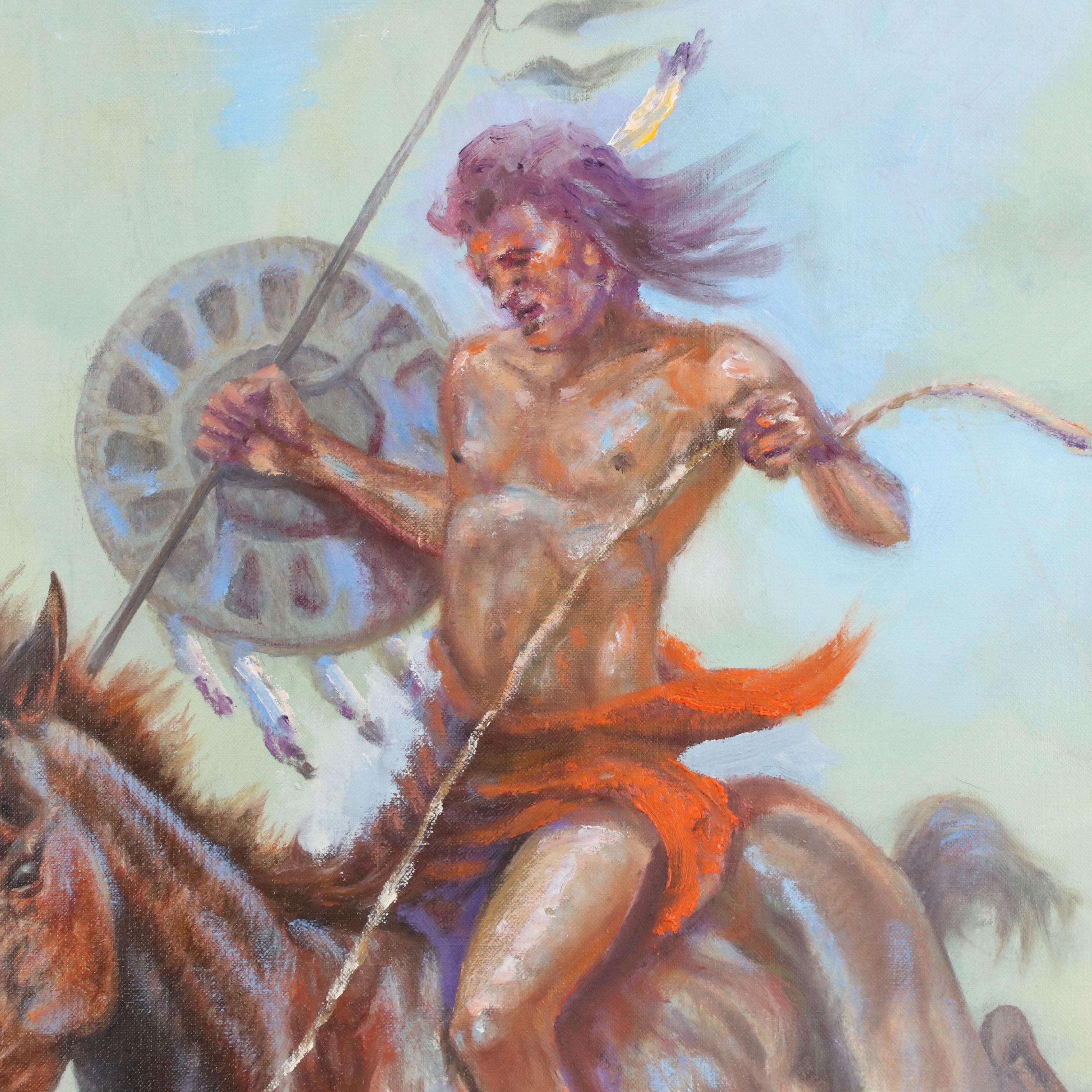 Gregory Perillo Western Genre Oil Painting, 21st Century