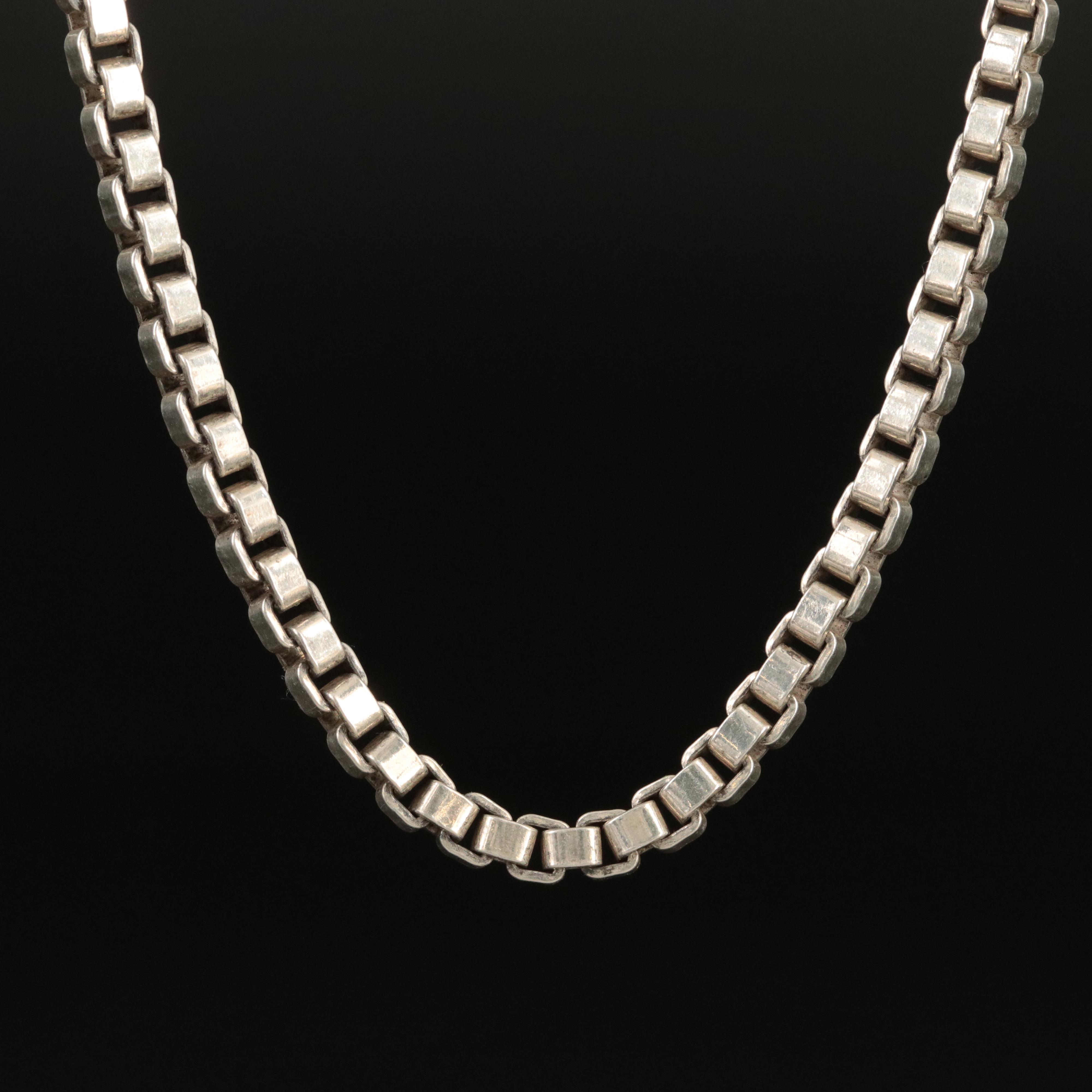 Tiffany & Co. Sterling Venetian Link Chain Necklace