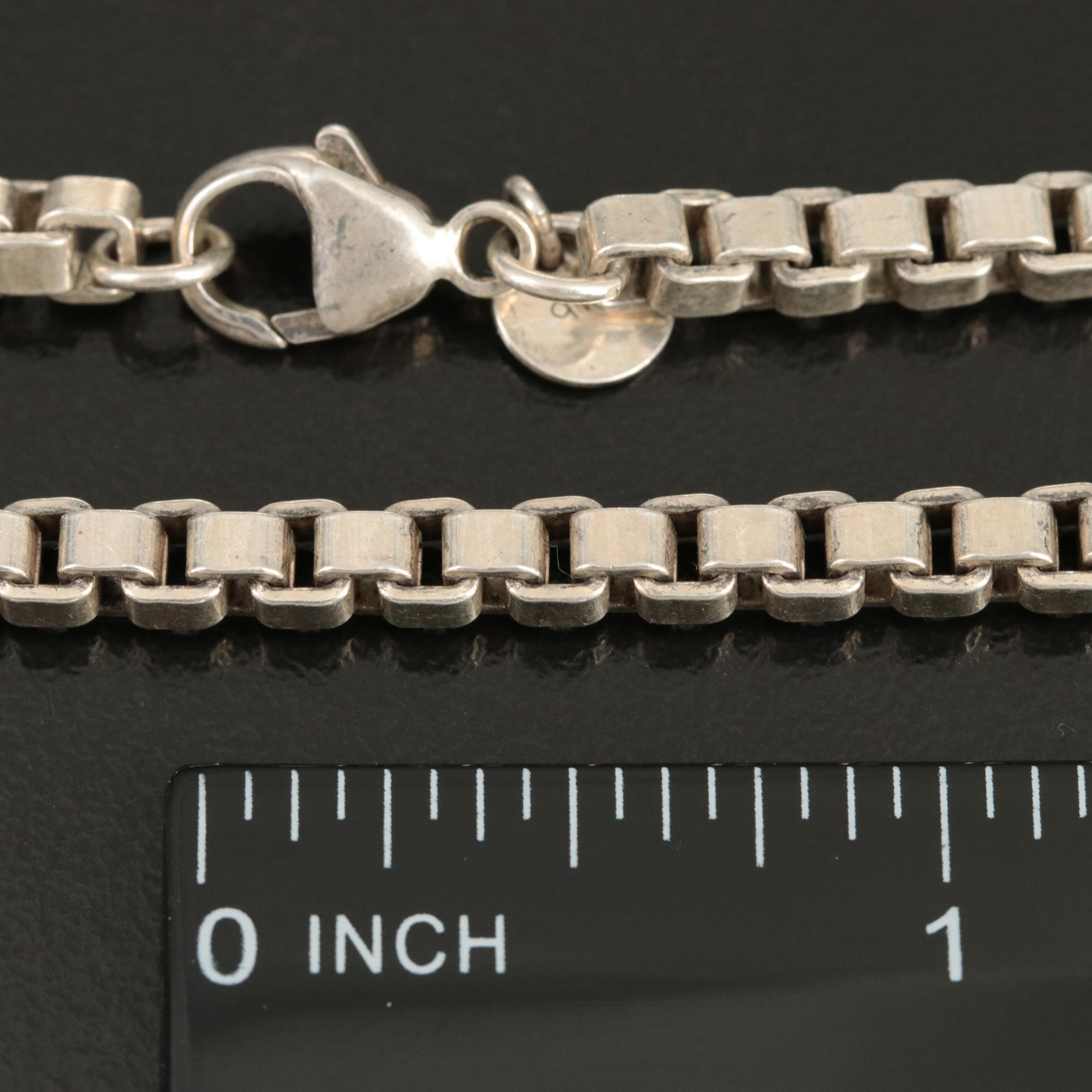 Tiffany & Co. Sterling Venetian Link Chain Necklace