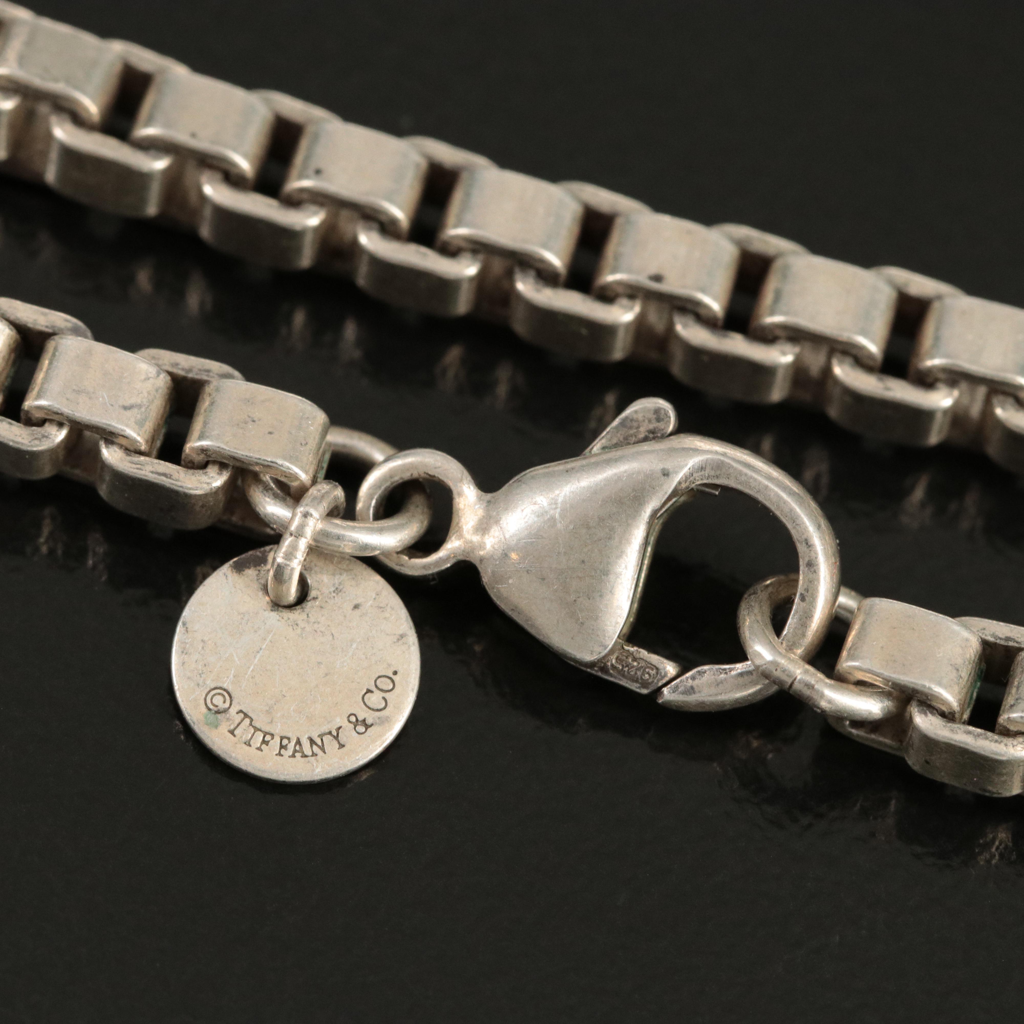 Tiffany & Co. Sterling Venetian Link Chain Necklace