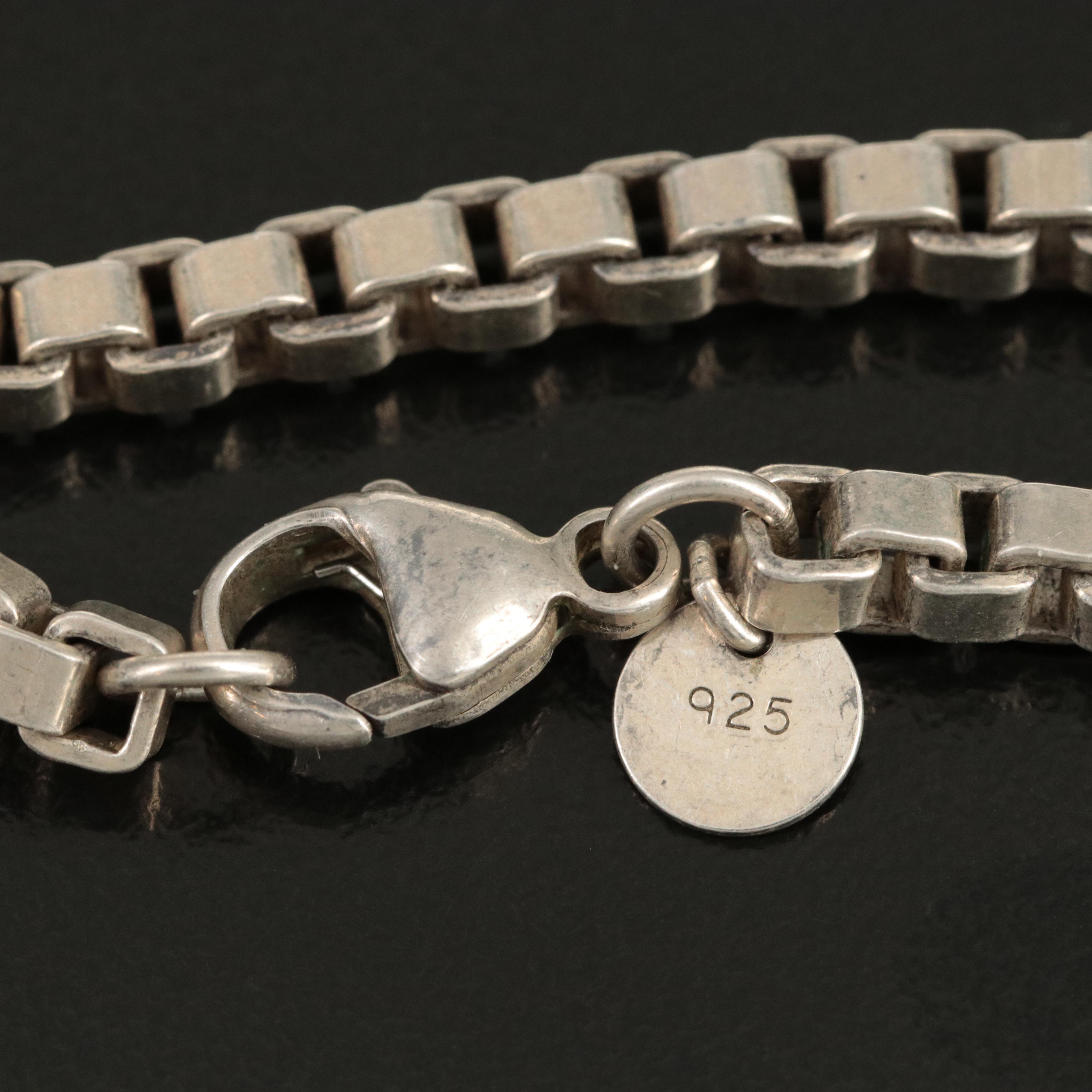 Tiffany & Co. Sterling Venetian Link Chain Necklace