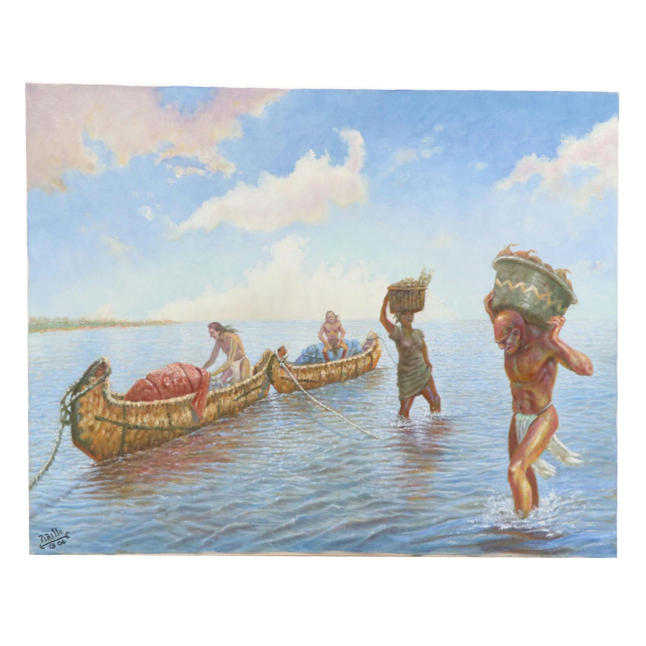 Gregory Perillo Western Genre Oil Painting, 21st Century