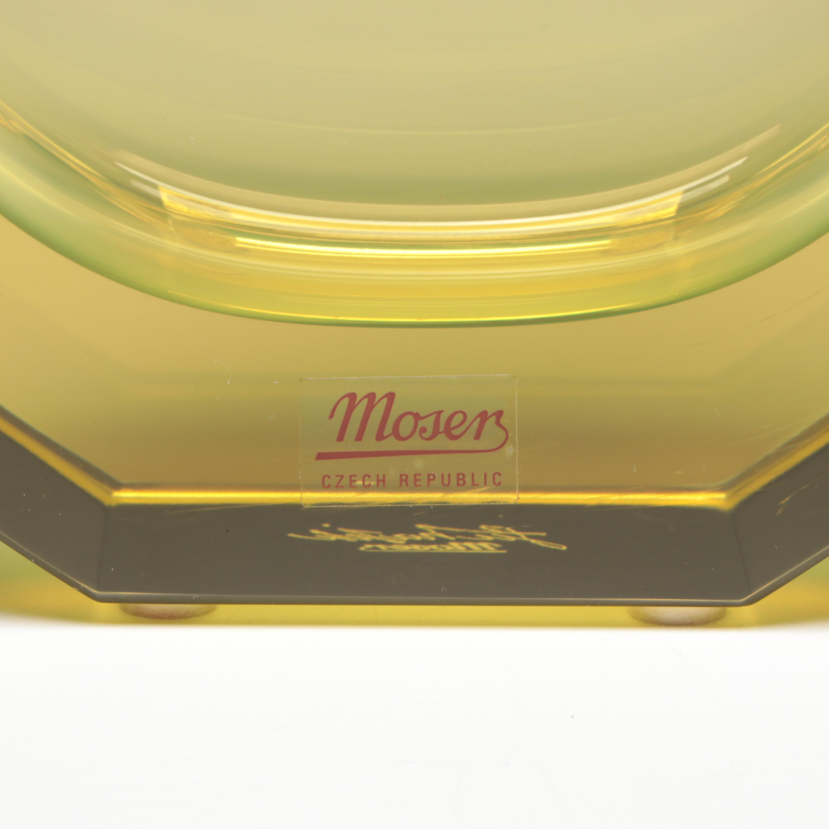 Jiří Šuhájek for Moser "Four Seasons" Glass Vase