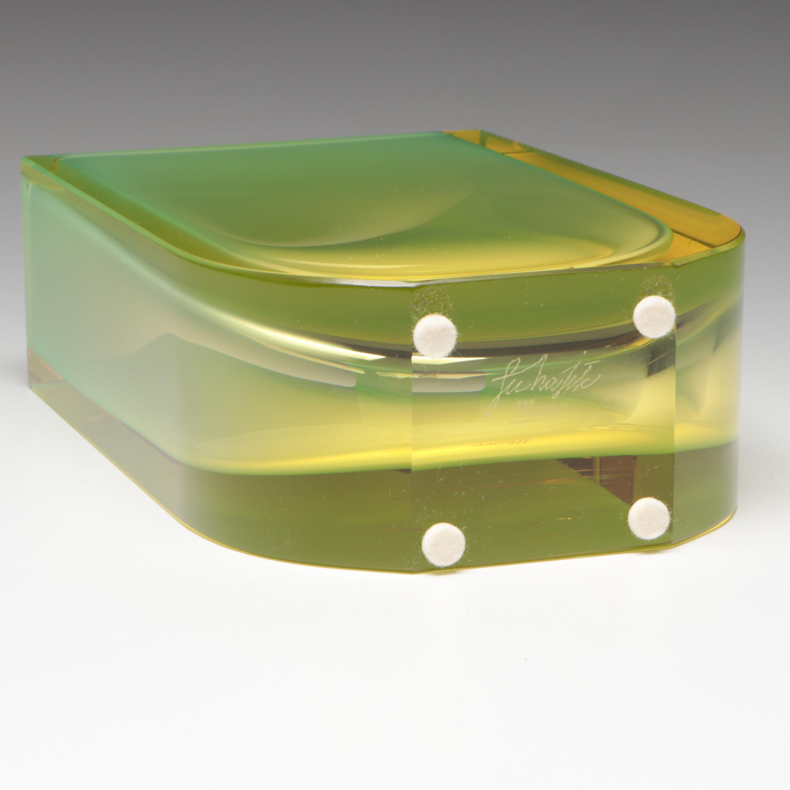 Jiří Šuhájek for Moser "Four Seasons" Glass Vase