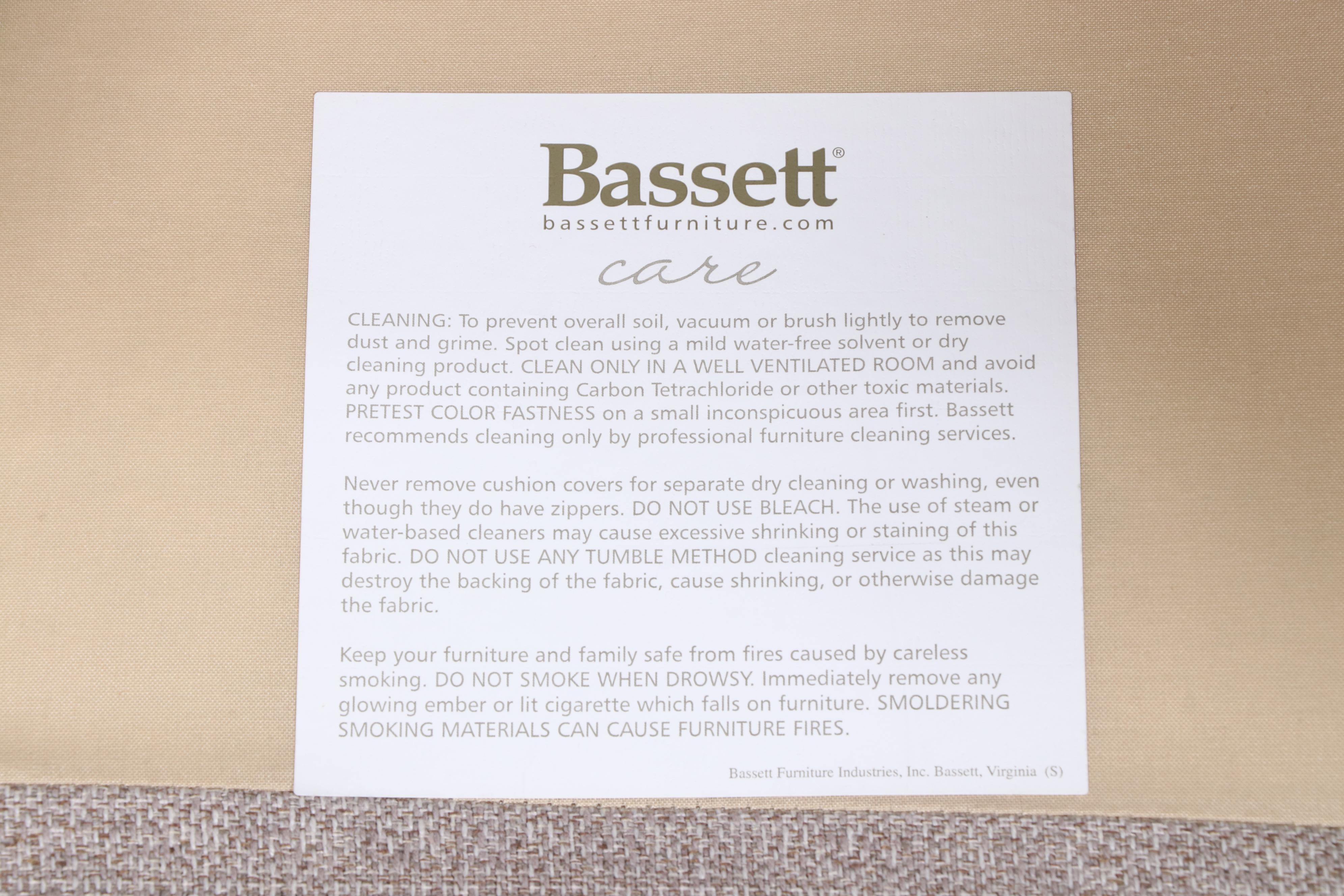 Bassett Custom-Upholstered Easy Armchair