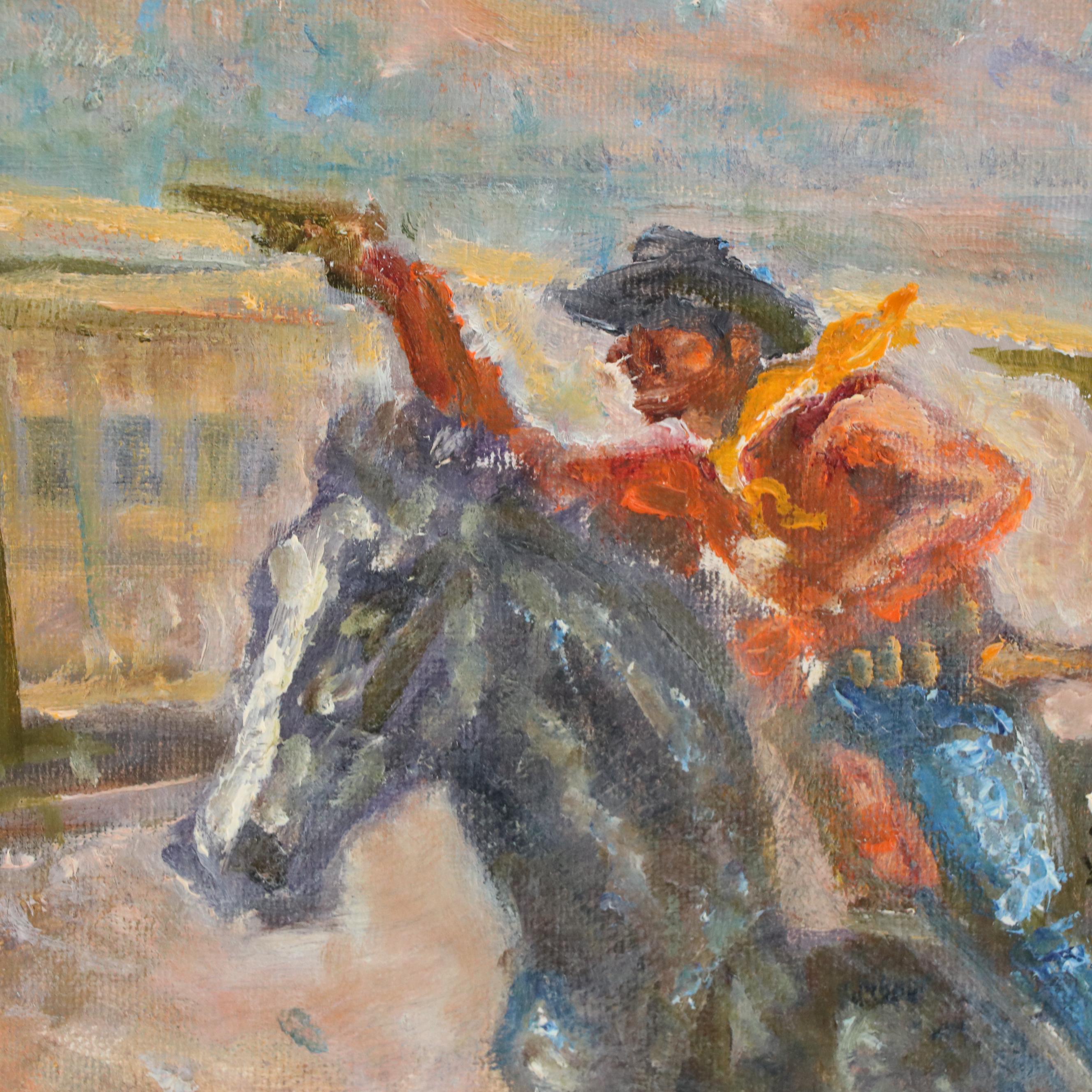 Gregory Perillo Western Genre Oil Painting, 21st Century