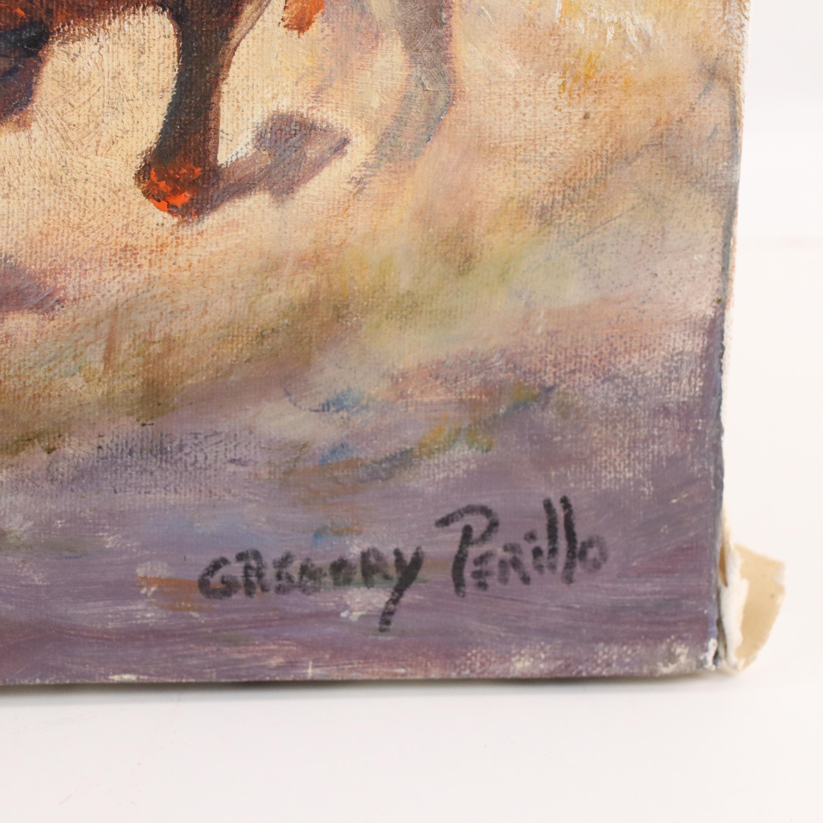 Gregory Perillo Western Genre Oil Painting, 21st Century