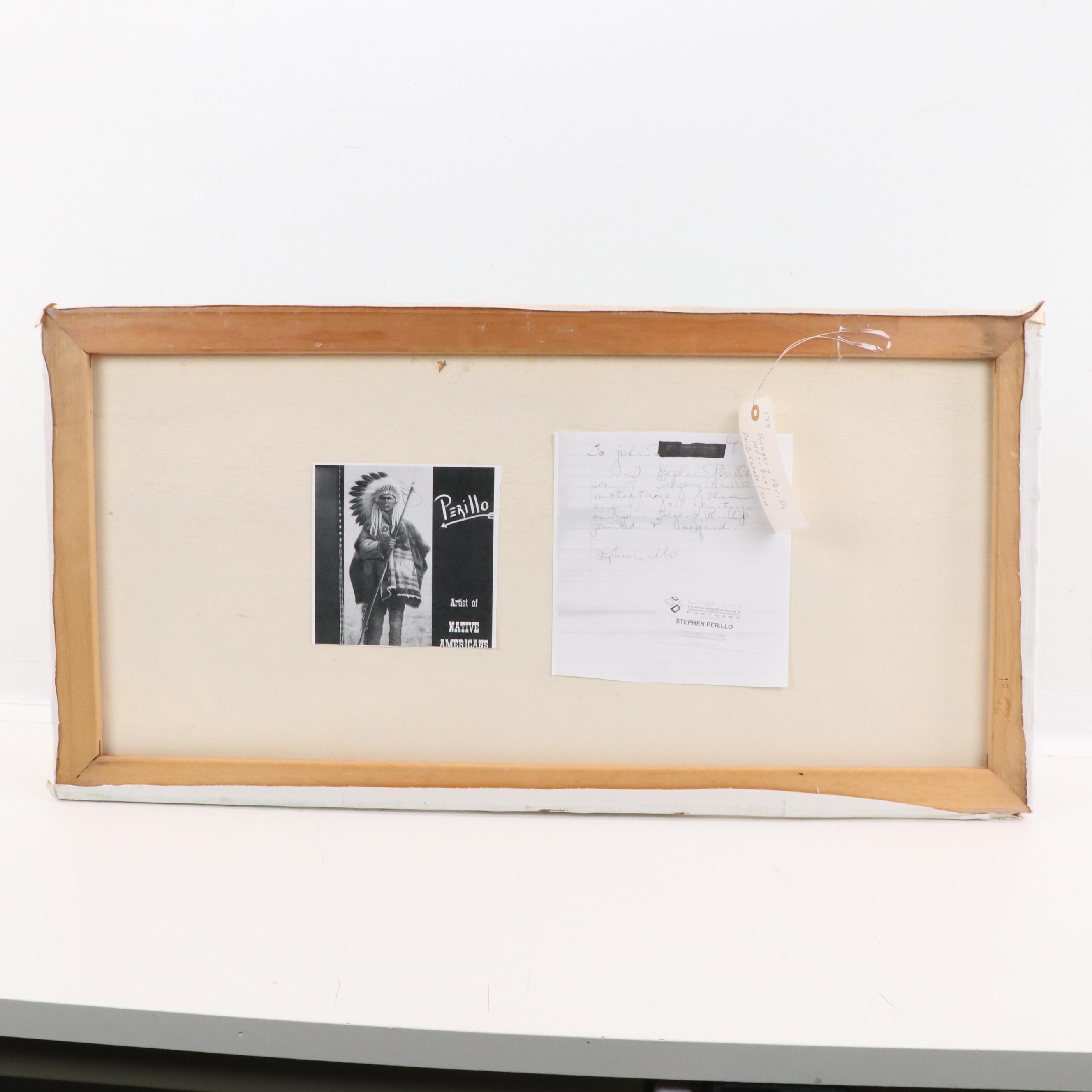 Gregory Perillo Western Genre Oil Painting, 21st Century