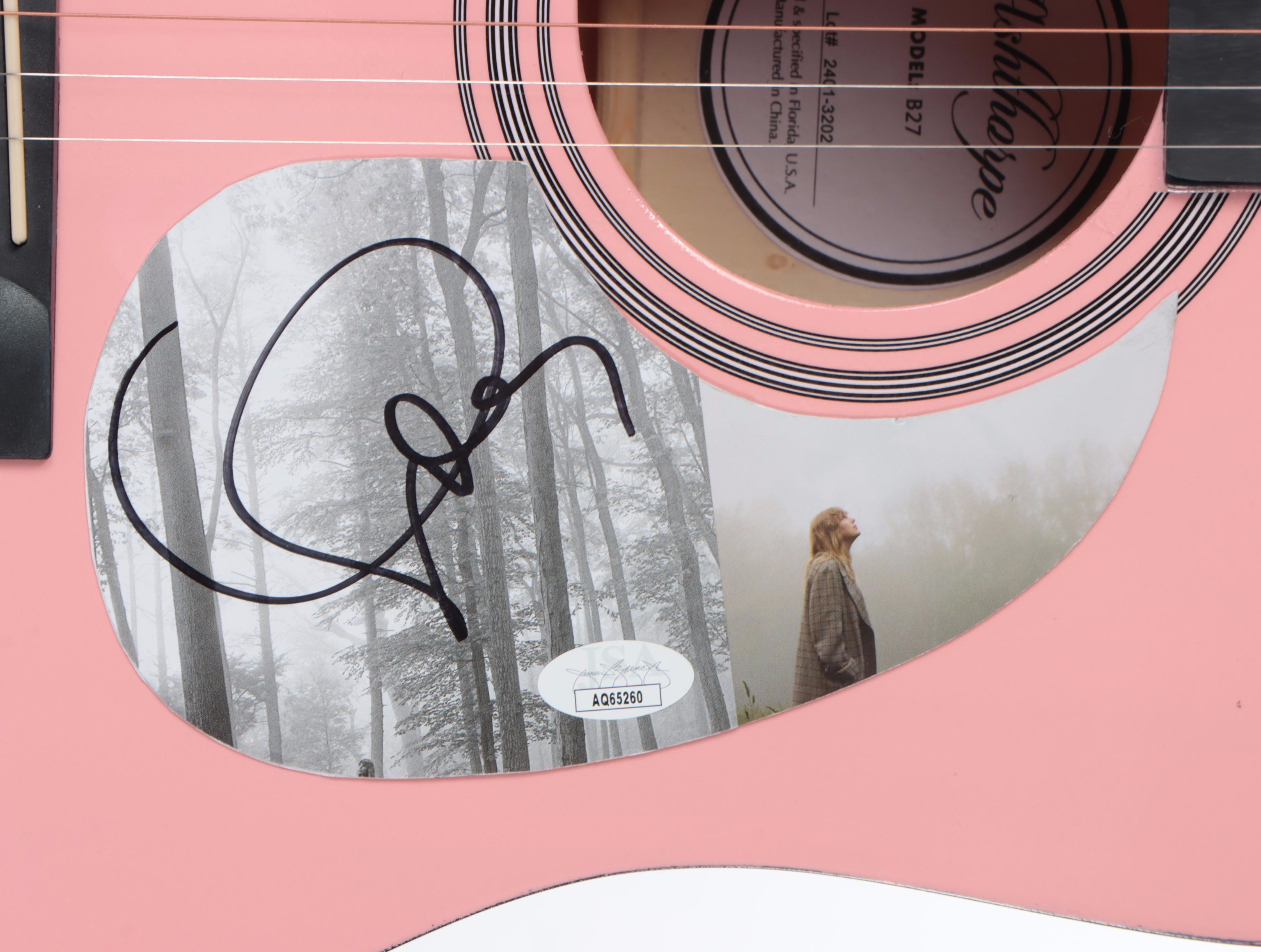 Taylor Swift Signed Ashthorpe Acoustic Guitar