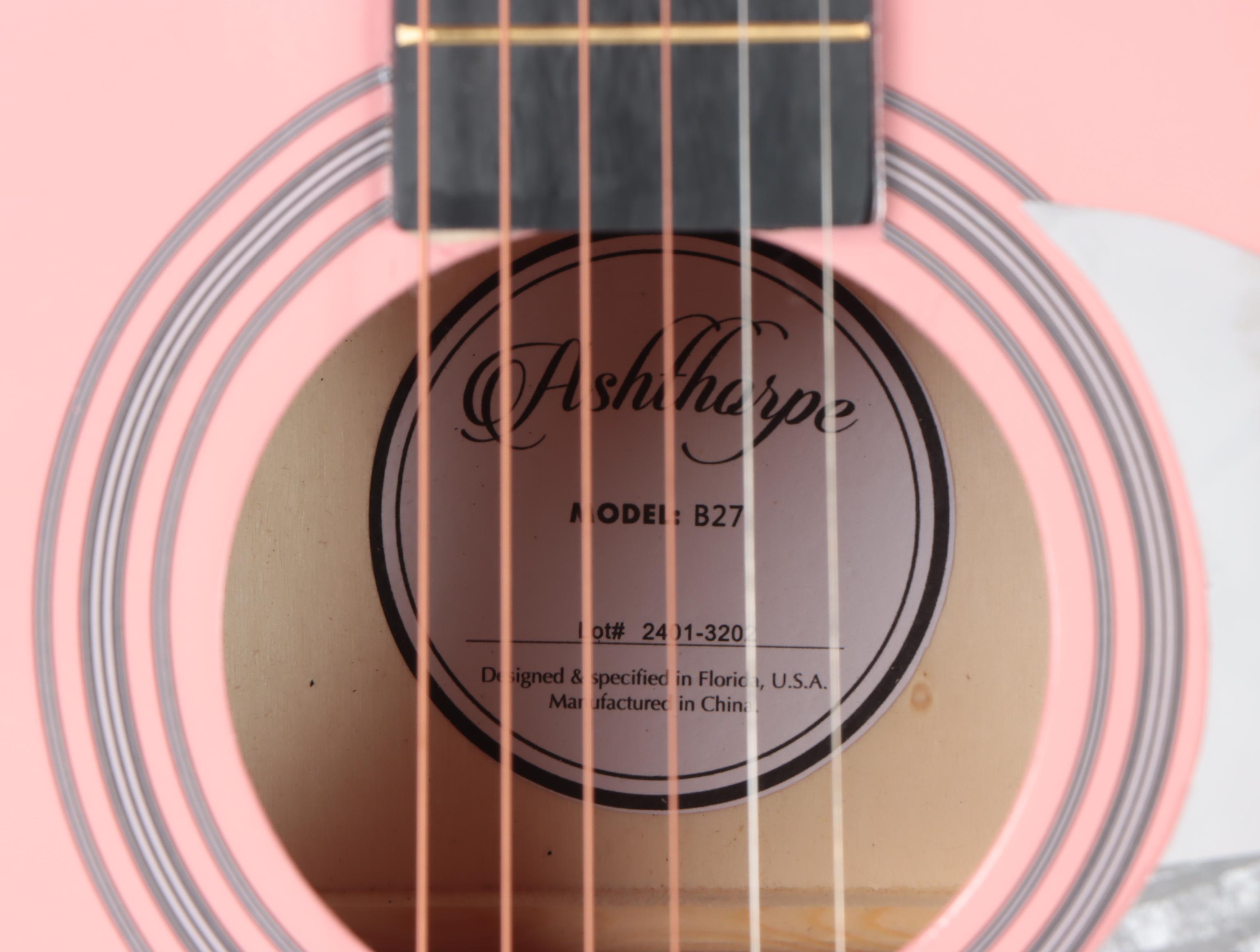 Taylor Swift Signed Ashthorpe Acoustic Guitar